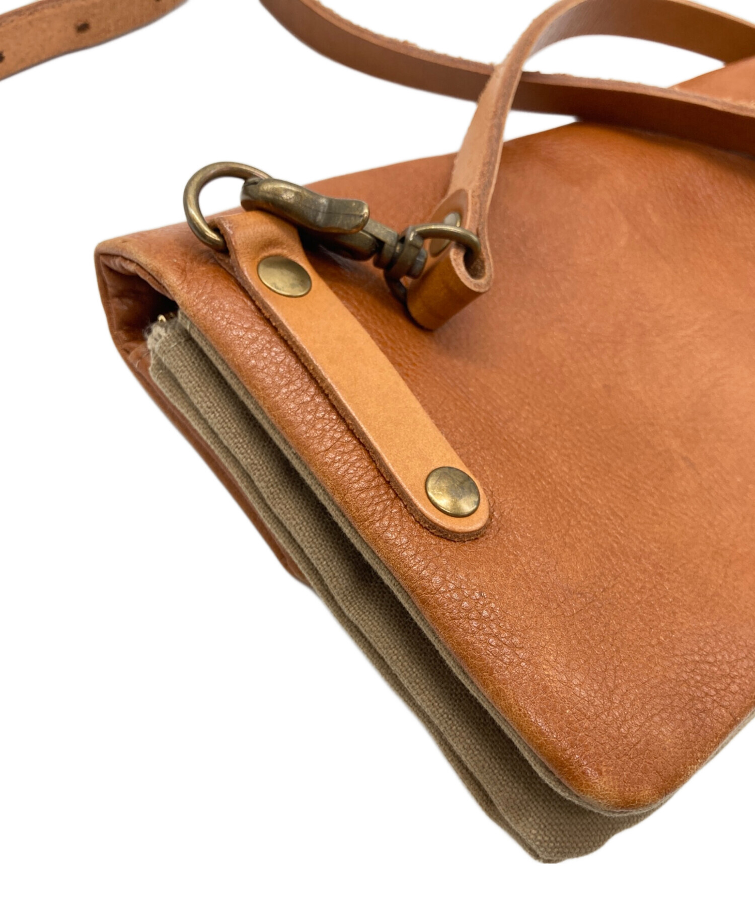 中古・古着通販】CLEDRAN (クレドラン) ショルダーバッグ ブラウン