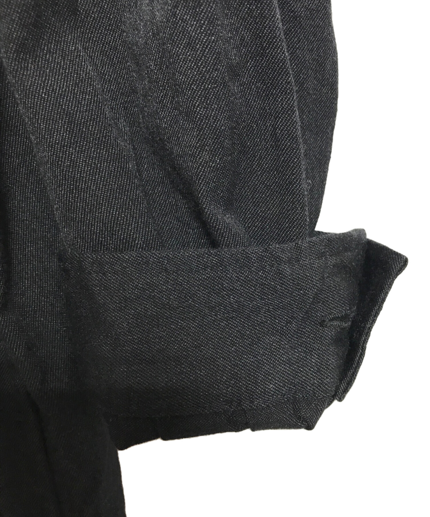 中古・古着通販】MHL (エムエイチエル) COTTON WOOL TWILL OP ブラック  