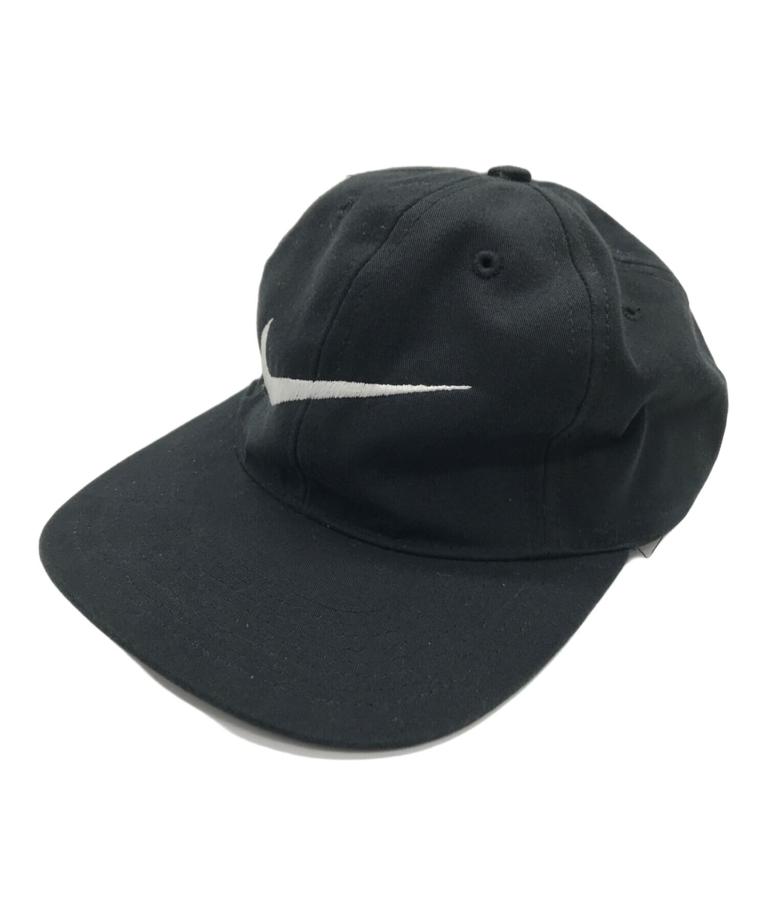 中古・古着通販】NIKE (ナイキ) キャップ ブラック×ホワイト
