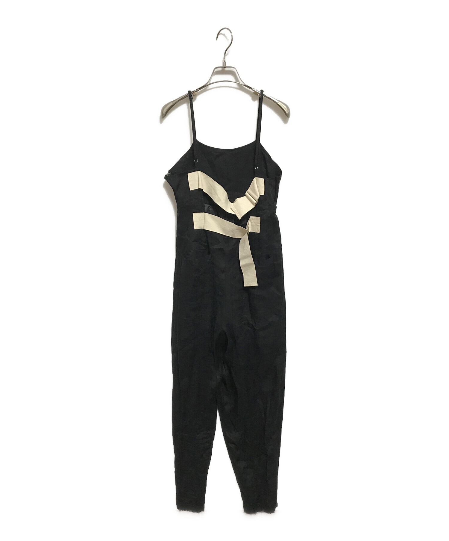 中古・古着通販】LEINWANDE (ラインヴァンド) Belted Linen Jumpsuits 