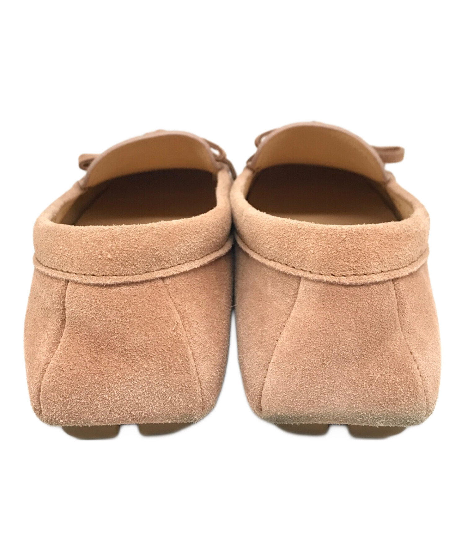 PRADA スエード モカシン 37.5 中古・古着通販】PRADA (プラダ) スウェードモカシンシューズ ピンク