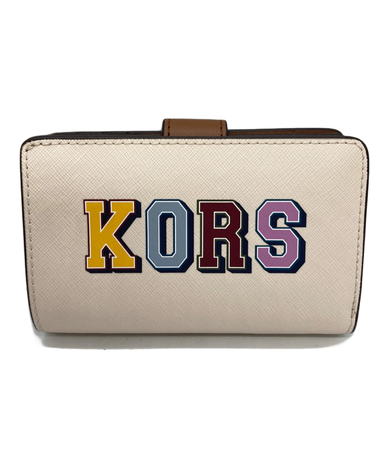 中古・古着通販】MICHAEL KORS (マイケルコース) 2つ折り財布 ホワイト