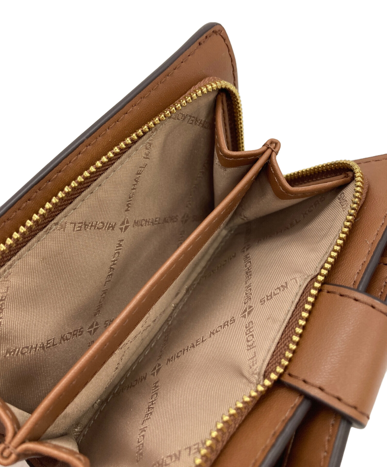 中古・古着通販】MICHAEL KORS (マイケルコース) 2つ折り財布 ホワイト