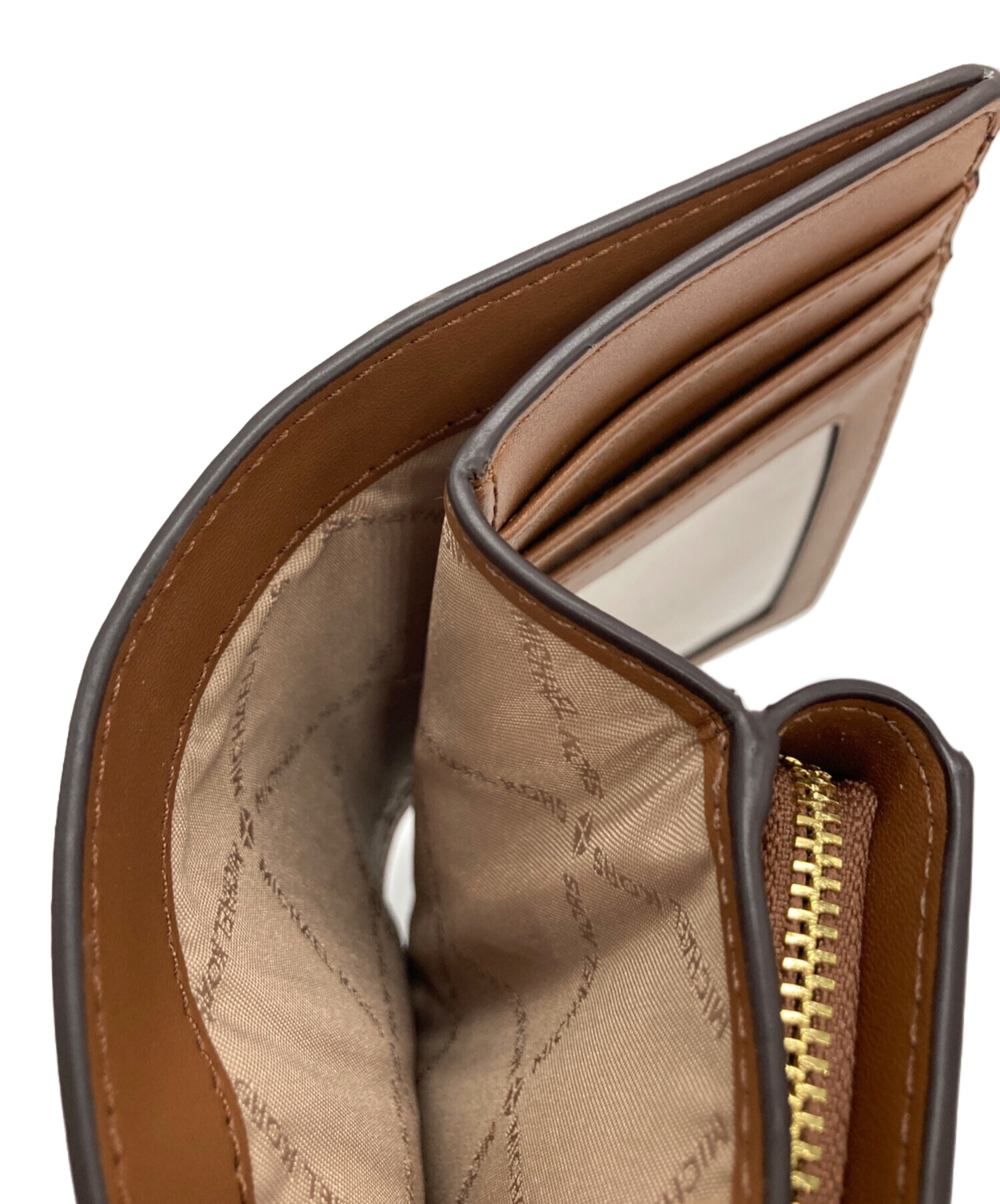 中古・古着通販】MICHAEL KORS (マイケルコース) 2つ折り財布 ホワイト