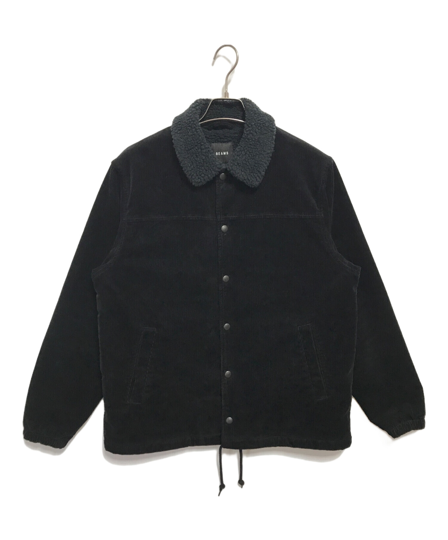BEAMS＋別注 ts(s) ボアジャケット コーデュロイ L相当 ベージュ BEAMS HEART（ビームス ハート）コーデュロイ ボア ブルゾン（ブルゾン