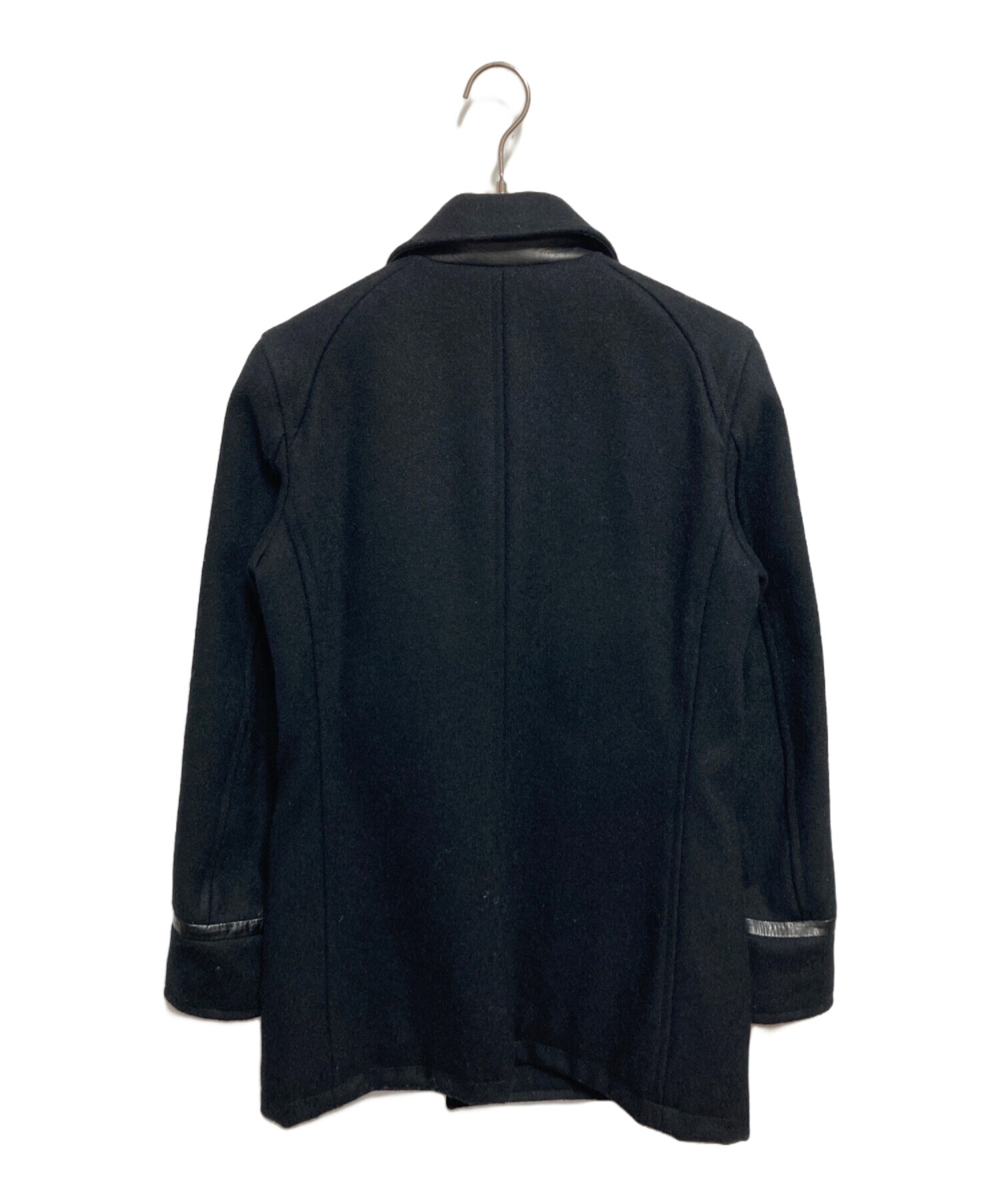 中古・古着通販】VADEL (バデル) Pコート ブラック サイズ:44