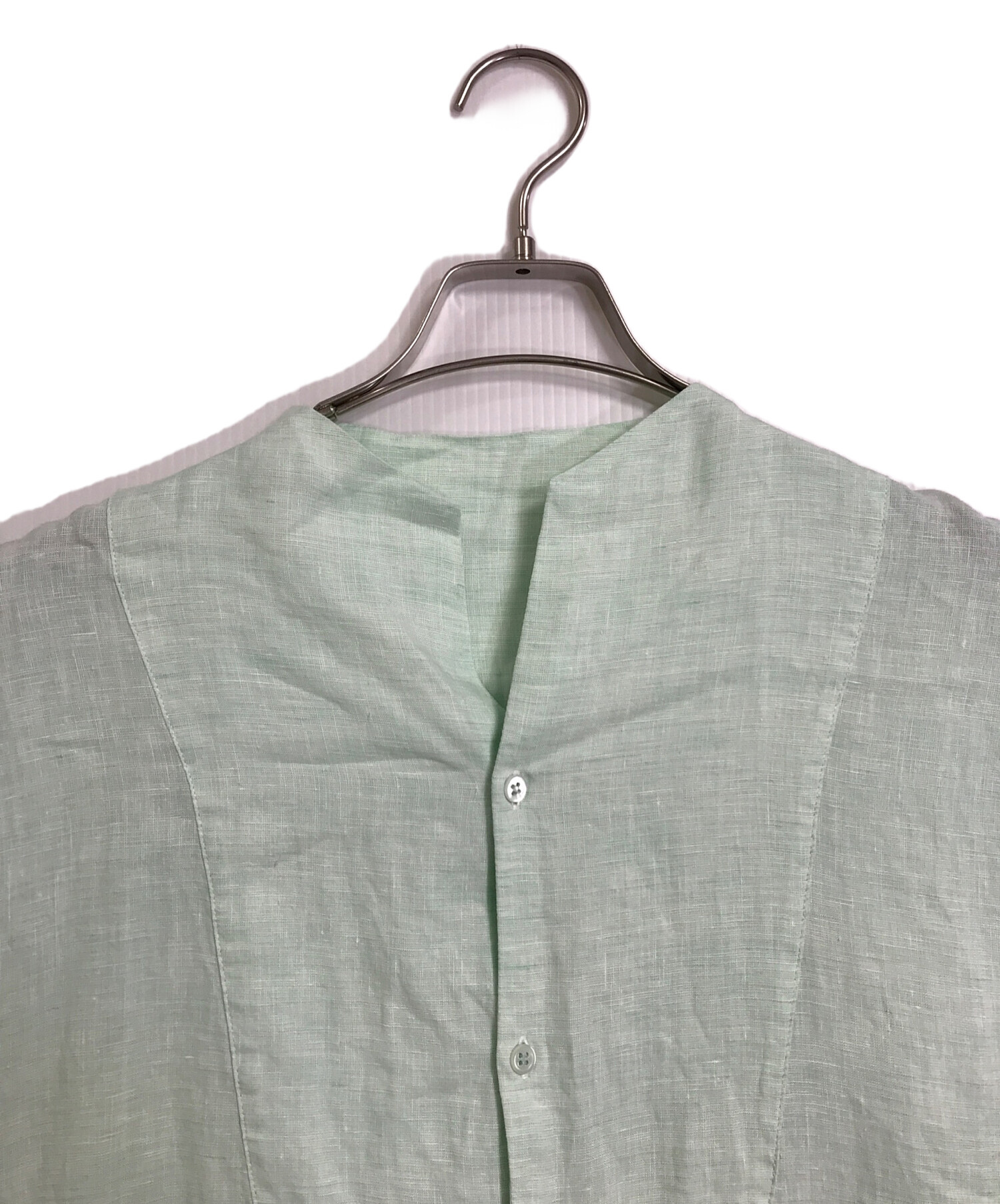 中古・古着通販】GALERIE VIE (ギャルリーヴィー) リネン ブザムシャツ  