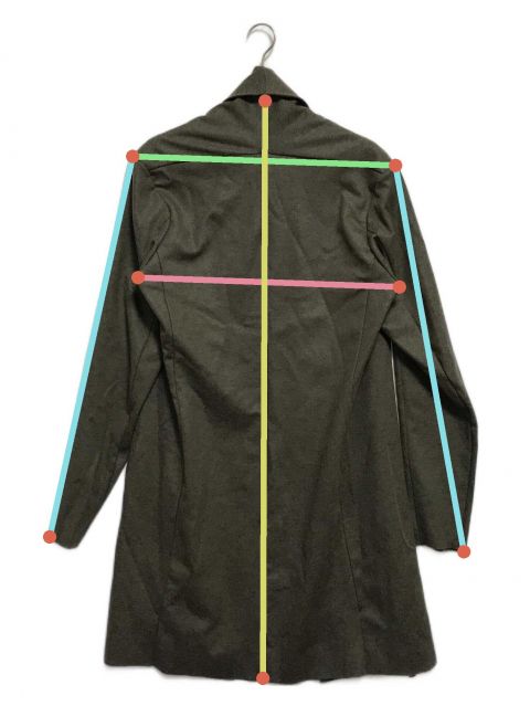 KAZUYUKI KUMAGAI ストールコート ウールフランネルスムース ストールコート - KAZUYUKI KUMAGAI 「Area」