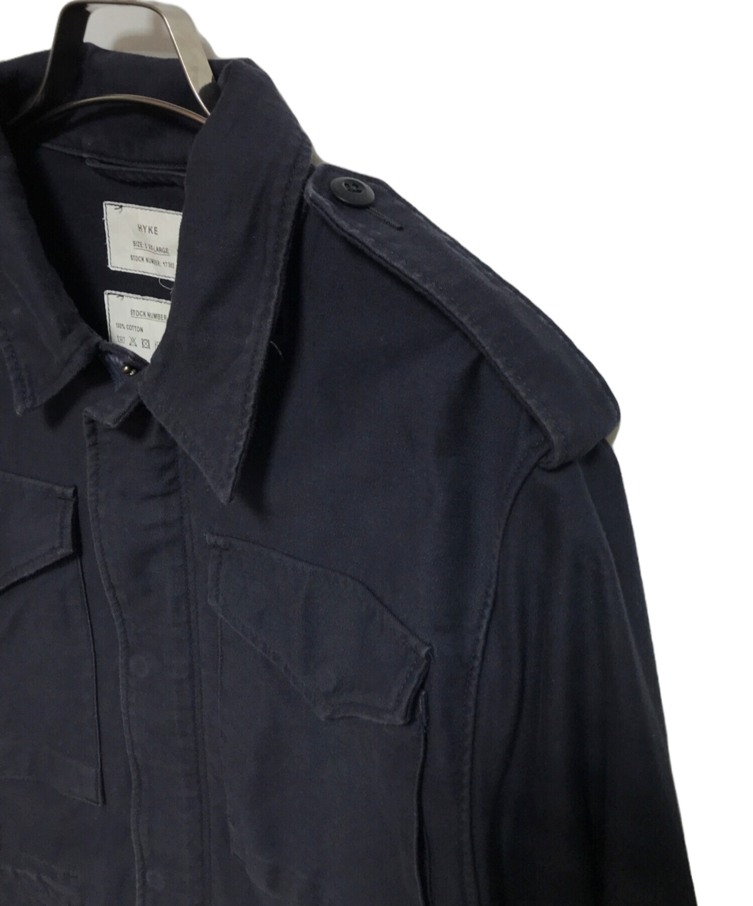 中古・古着通販】HYKE (ハイク) M-51 TYPE FIELD JACKET ネイビー
