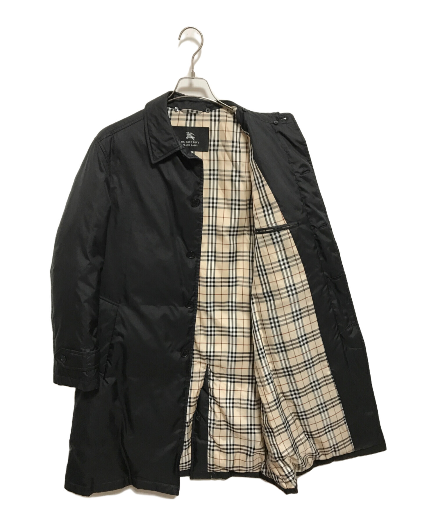 【BURBERRY　BLACKLABEL】ダウンコート BURBERRY BLACK LABEL - バーバリー ダウンコートジャケット