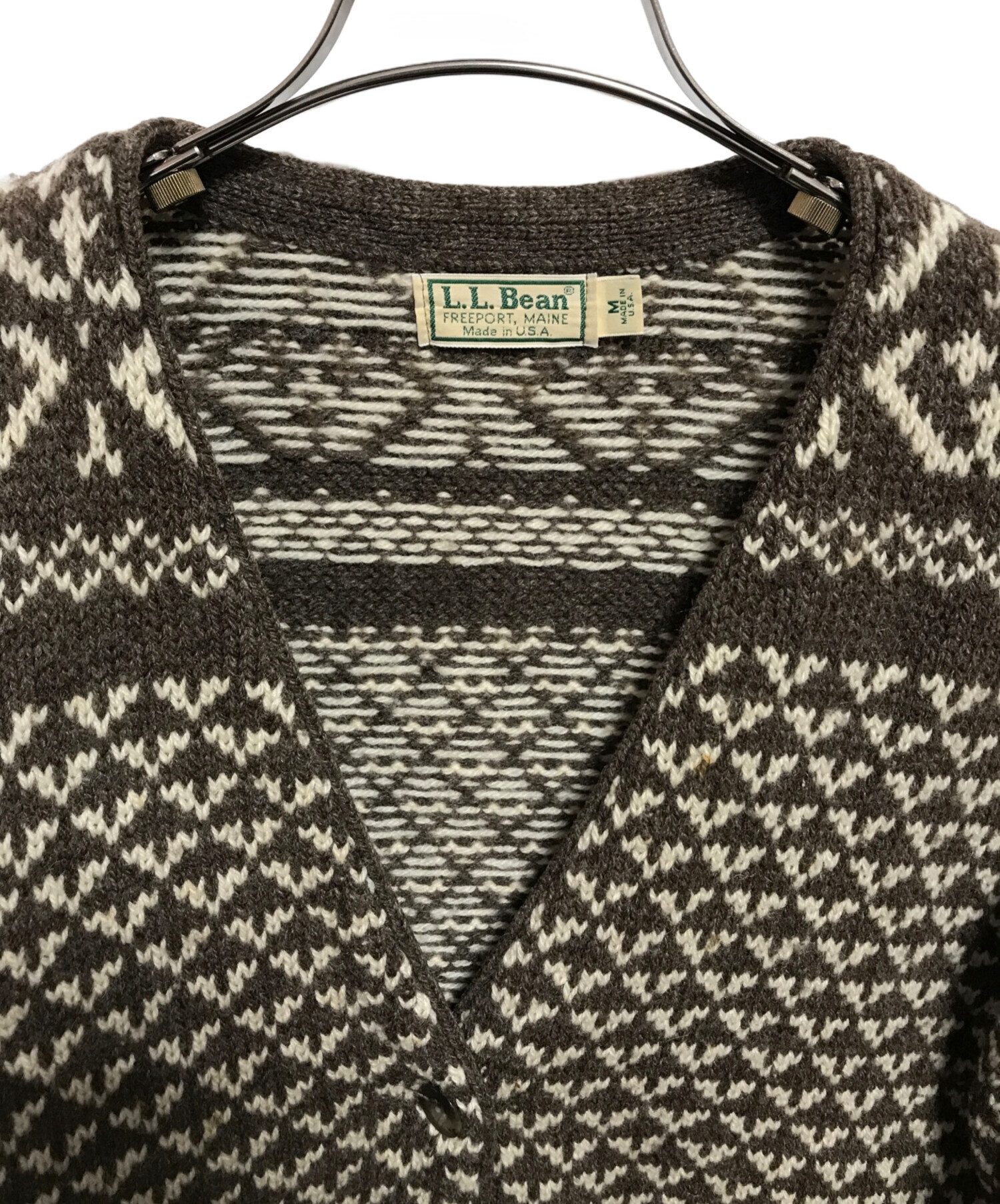 中古・古着通販】L.L.Bean (エルエルビーン) ノルディックカーディガン 