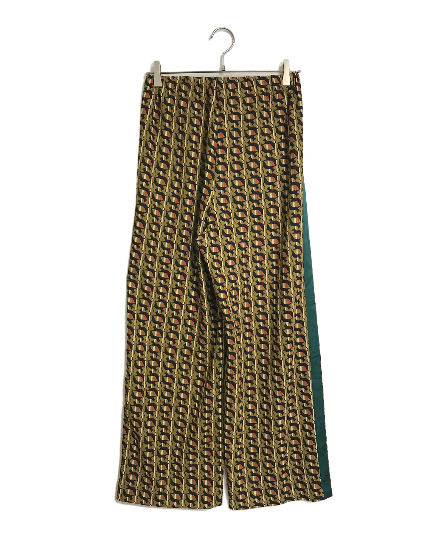 【✨新品タグ付き✨】HARDY NOIR◎CATS PRINT ラインパンツ 中古・古着通販】HARDY NOIR (アルディーノアール) CATS PRINT ライン