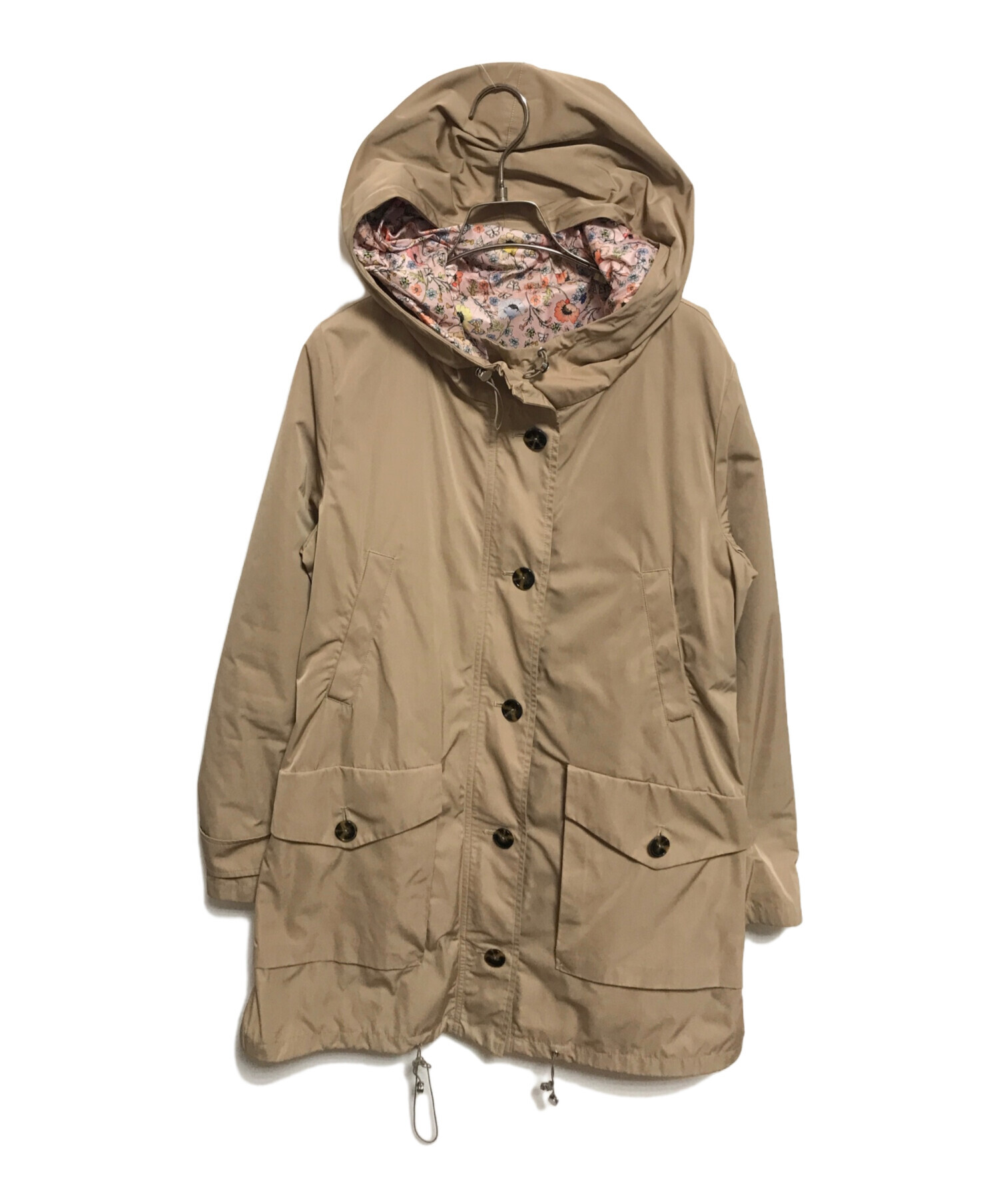 中古・古着通販】MARELLA (マレーラ) フーデッドコート ベージュ 