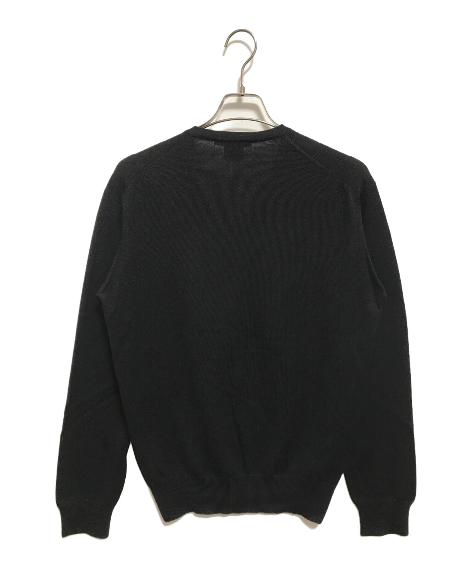 美品✨GUCCI グッチ カシミヤ100% クルーネックニット セーター 黒 L GUCCI グッチ/ロゴジャンパー クルーネック セーター (GUCCI/ニット