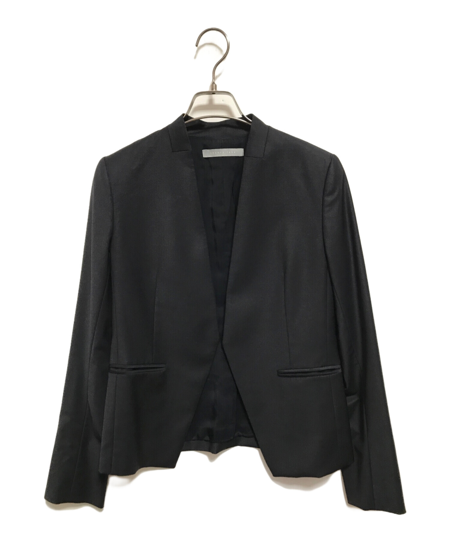 Theory luxe EXECUTIVE ノーカラージャケット 36 オフィス theory