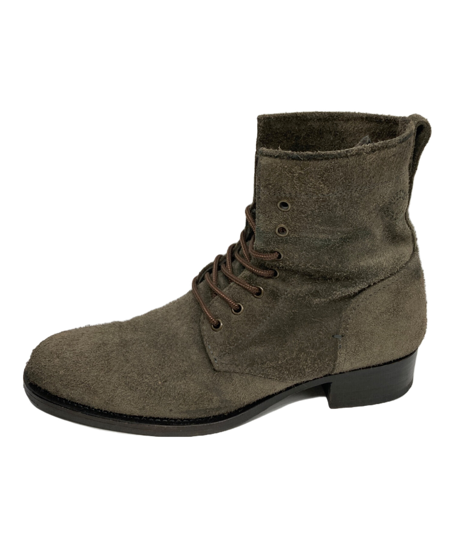 BUTTERO ブッテロ レースアップブーツ B2904 BROKE 牛革 カーフ レザーソール サイドジップ 定番 マッケイ製法 BUTTER B2904 ブッテロ レースアップブーツ 42 ブッテロ B2904