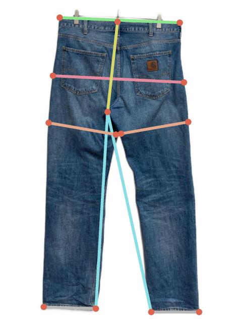中古・古着通販】CarHartt (カーハート) デニムパンツ インディゴ