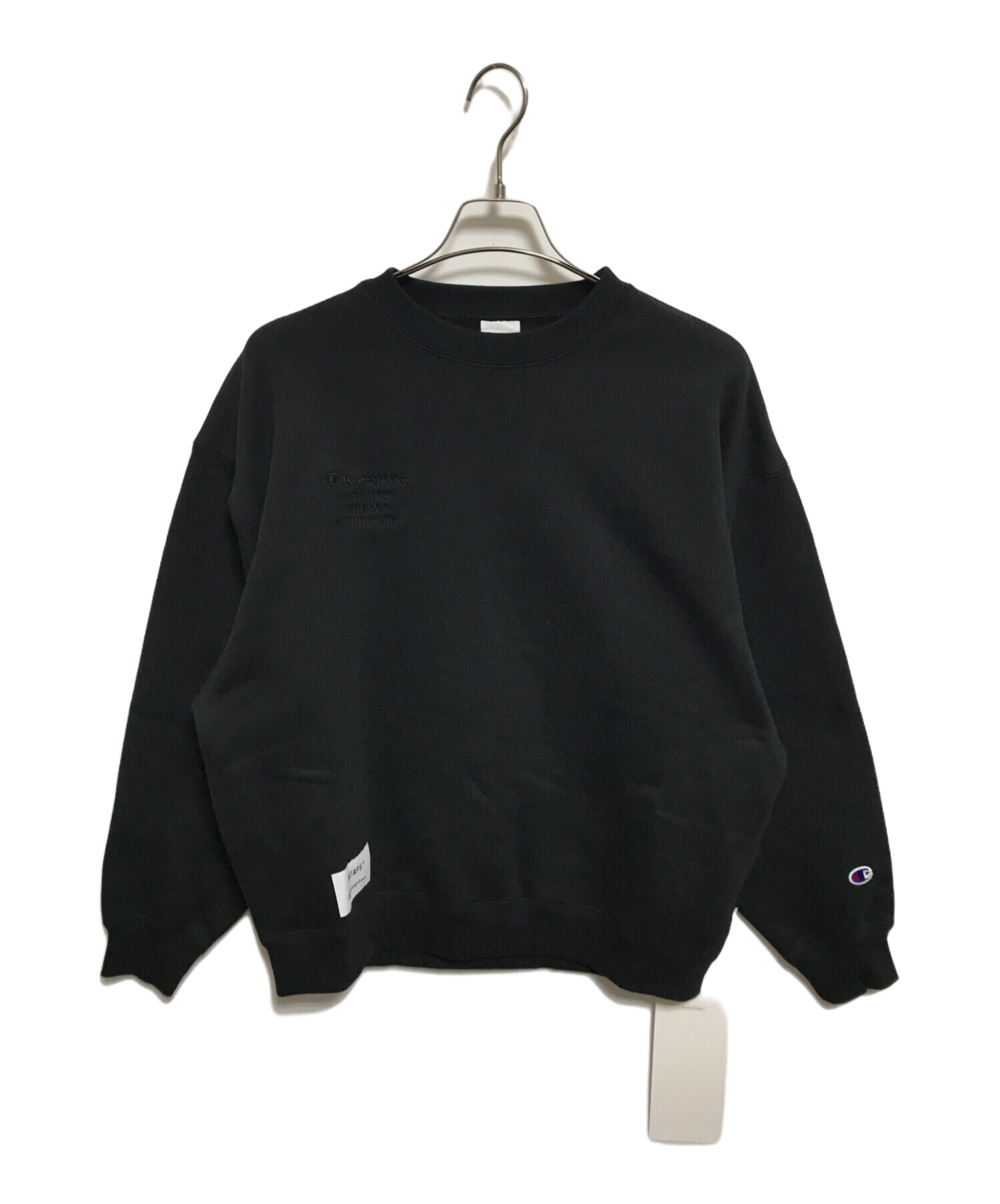 WTAPS × Champion クルーネック トレーナー ブラック