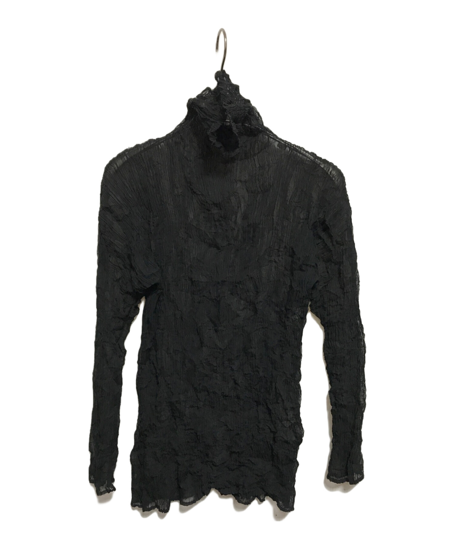 中古・古着通販】ISSEY MIYAKE (イッセイミヤケ) ハイネックプリーツ