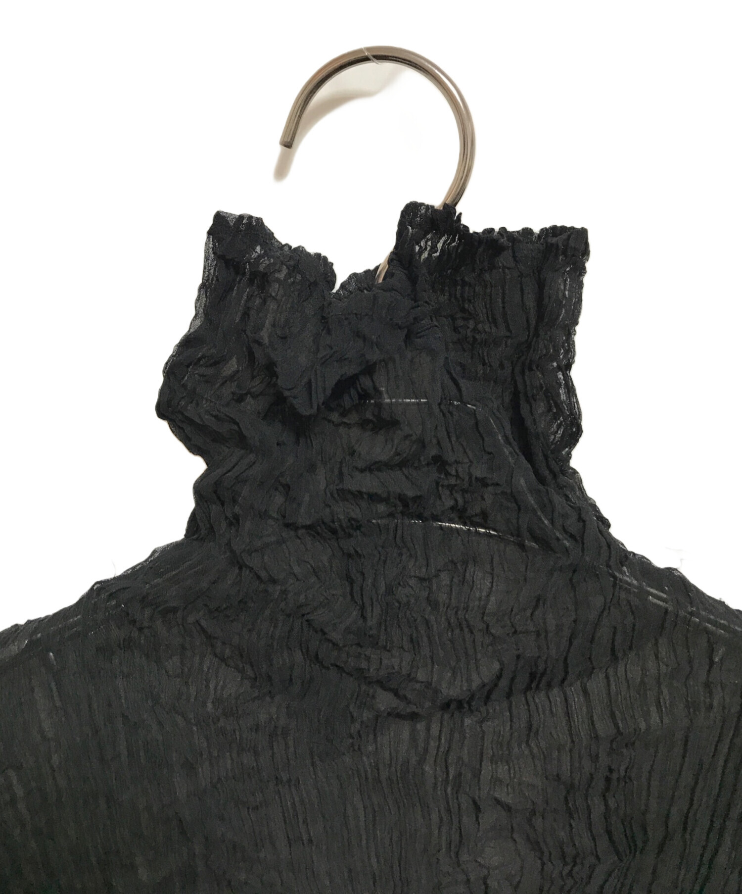 中古・古着通販】ISSEY MIYAKE (イッセイミヤケ) ハイネックプリーツ