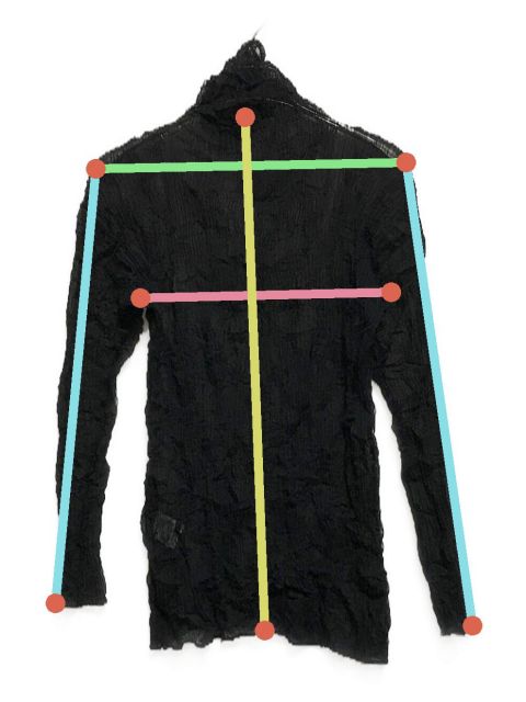 中古・古着通販】ISSEY MIYAKE (イッセイミヤケ) ハイネックプリーツ