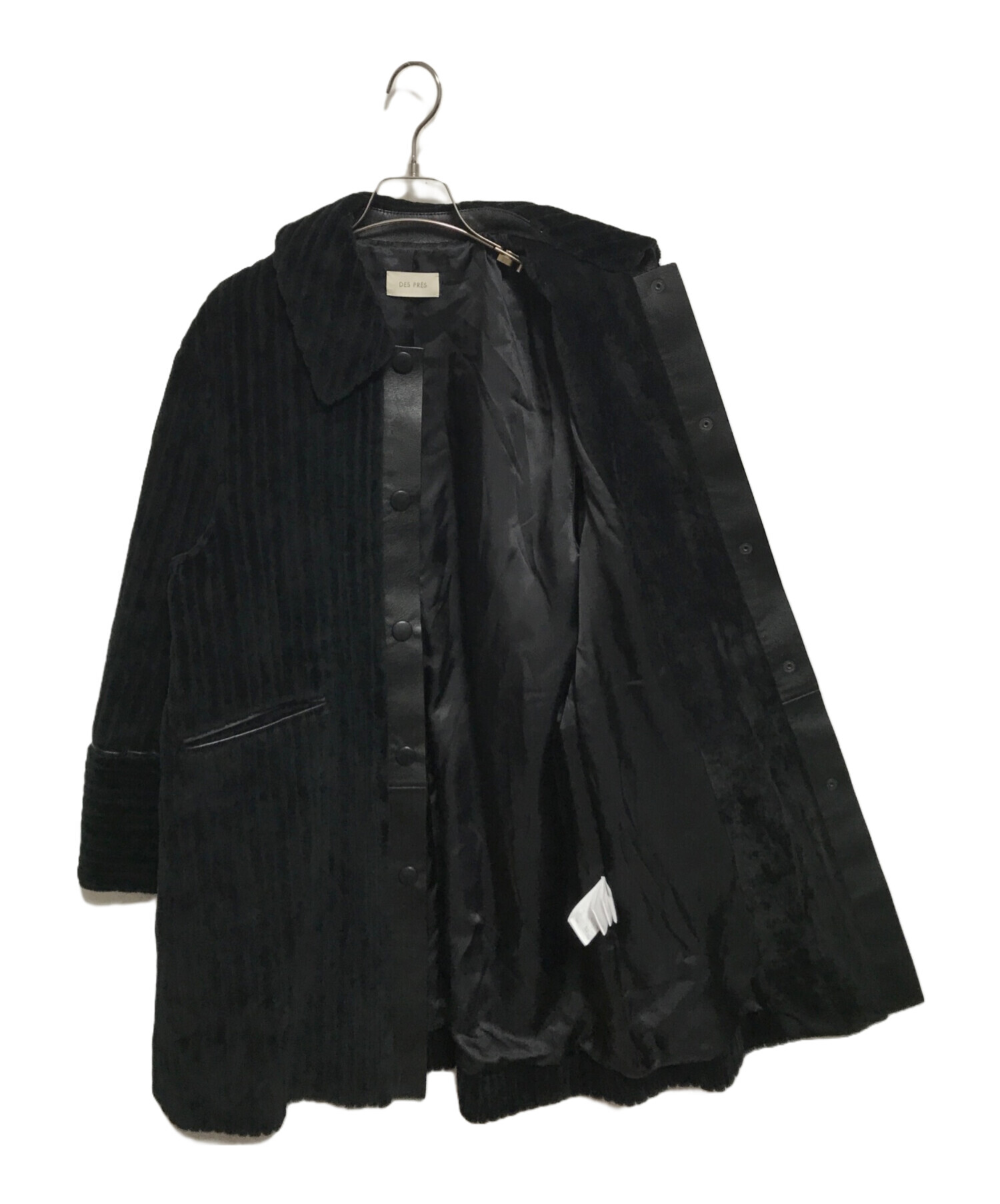 中古・古着通販】DES PRES (デ プレ) ワイドリッジパイル ステンカラー