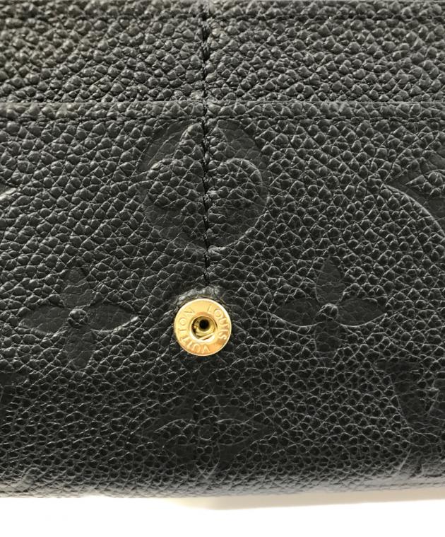 中古・古着通販】LOUIS VUITTON (ルイ ヴィトン) 長財布 ブラック