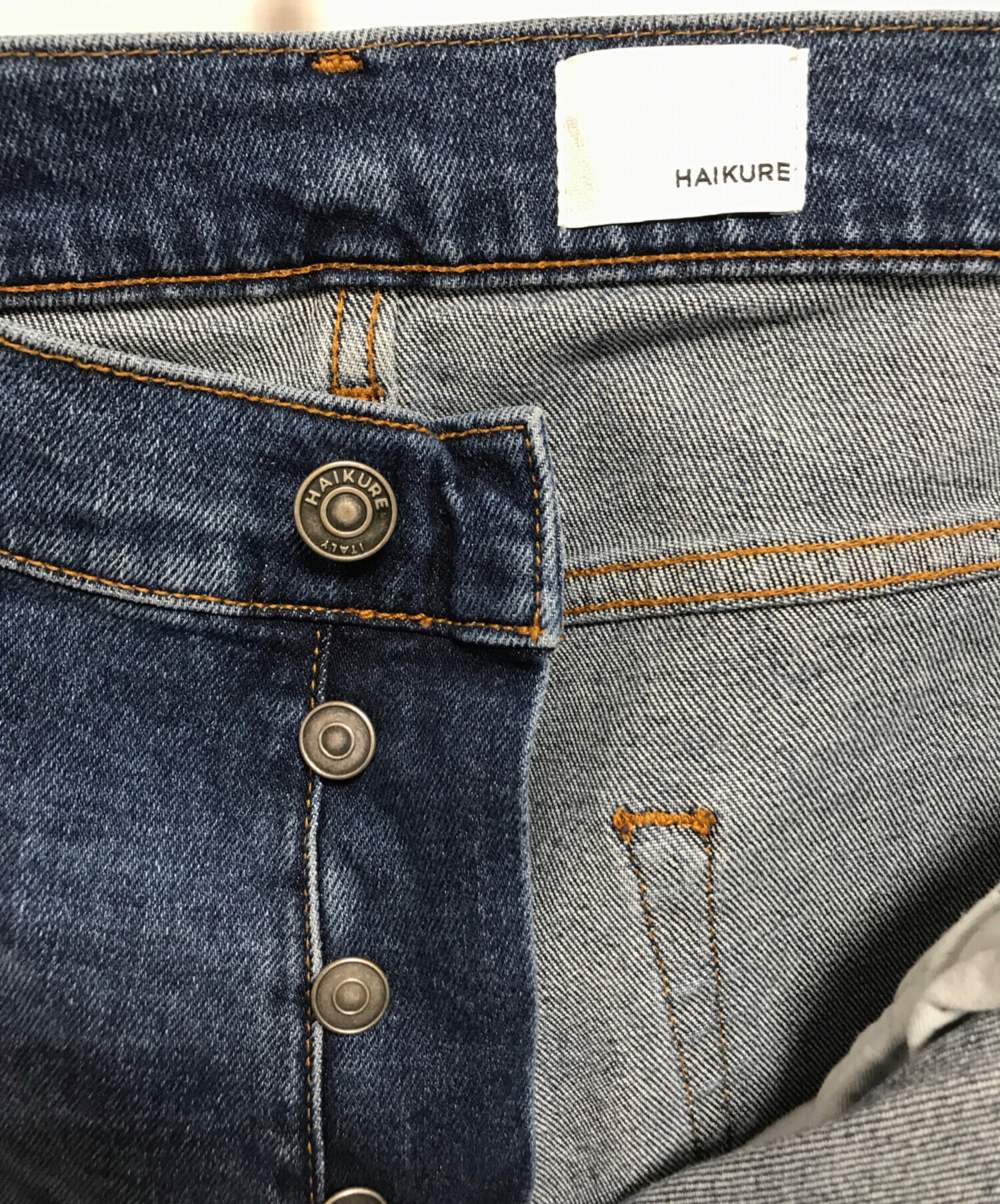 中古・古着通販】HAIKURE (ハイクル) デニムパンツ インディゴ サイズ