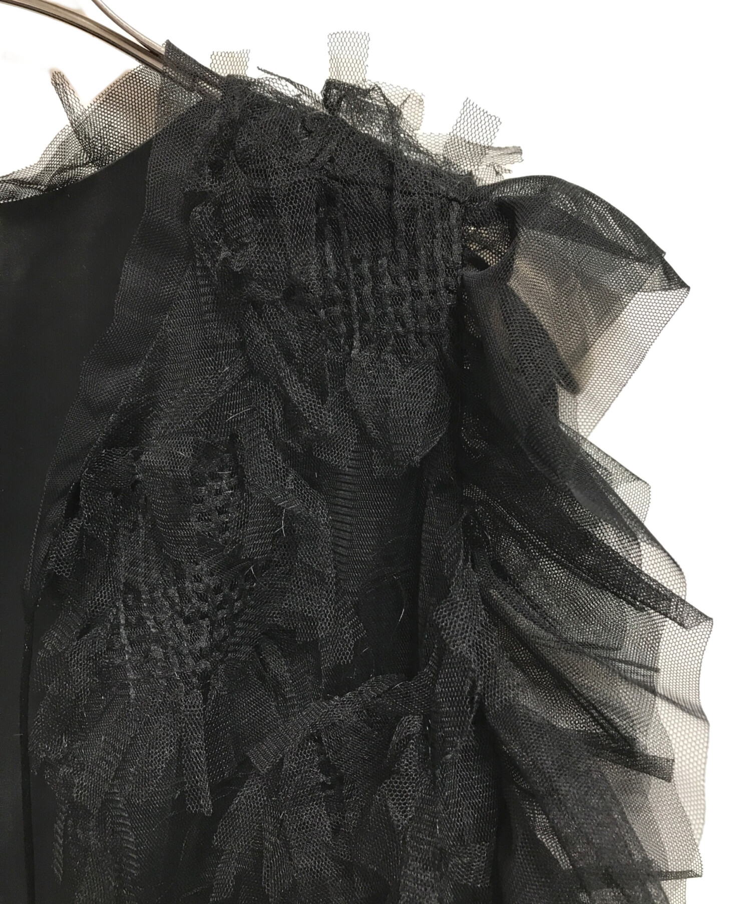 RIM.ARK】Tulle mini vest 【公式通販】