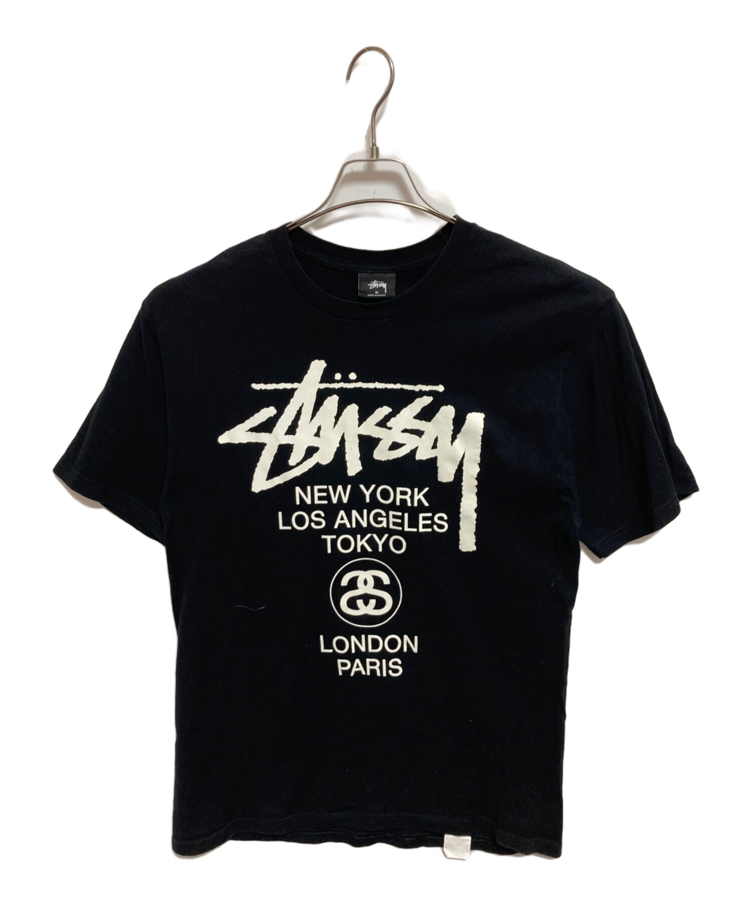 USA製 ステューシー STUSSY黒タグ復刻 8ボール プリントTシャツ 【公式