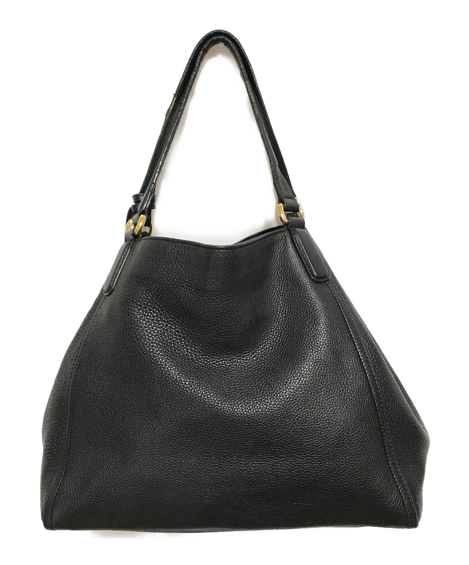 中古・古着通販】GUCCI (グッチ) ソーホーハンドバッグ ブラック 