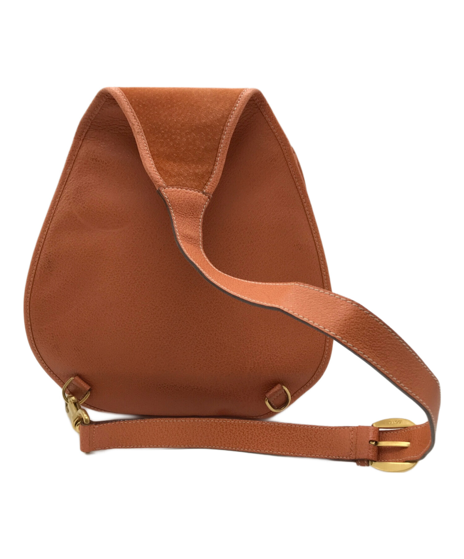 中古・古着通販】GUCCI (グッチ) ワンショルダーバッグ オレンジ