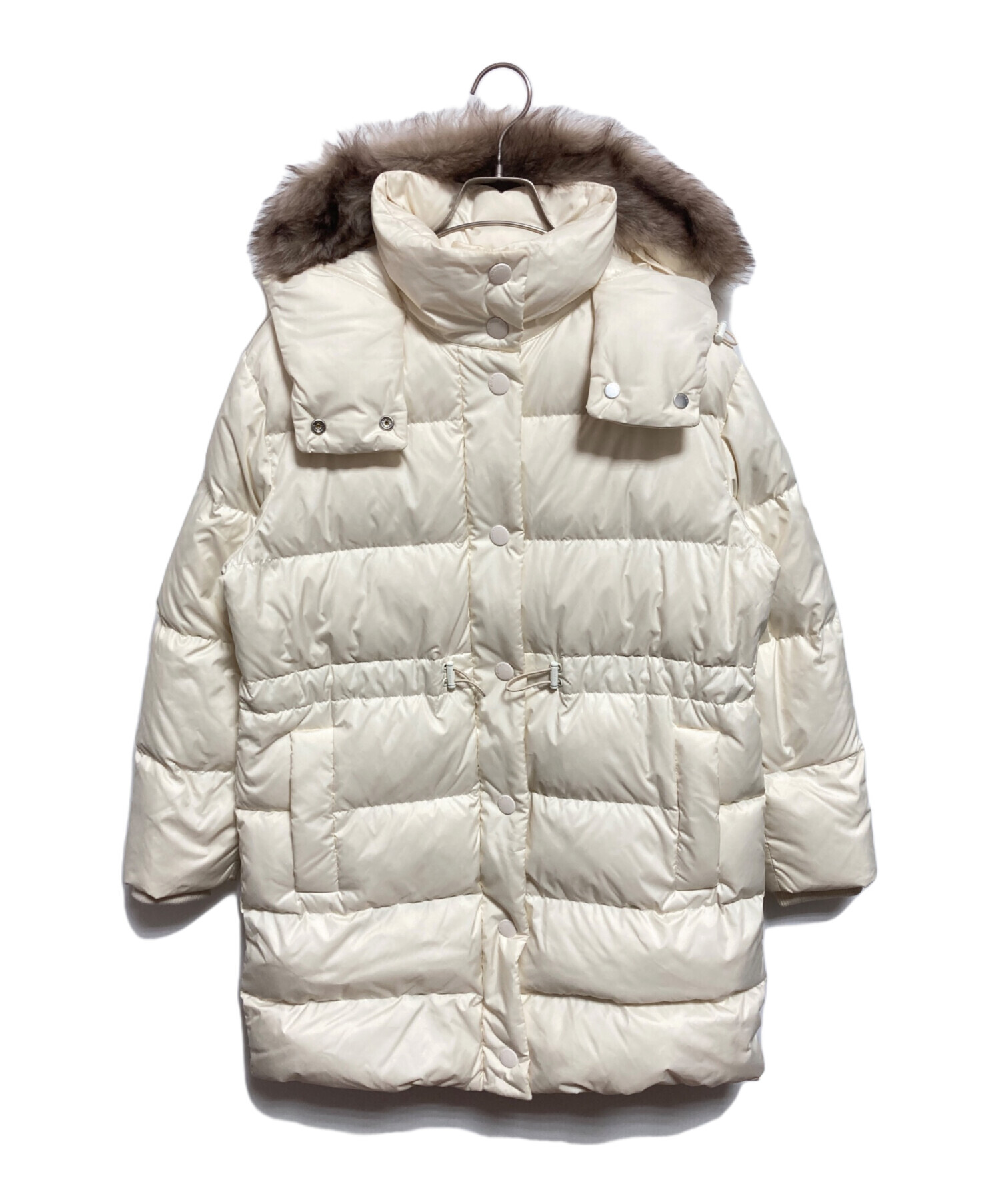 中古・古着通販】COACH (コーチ) ダウンコート アイボリー サイズ:XS