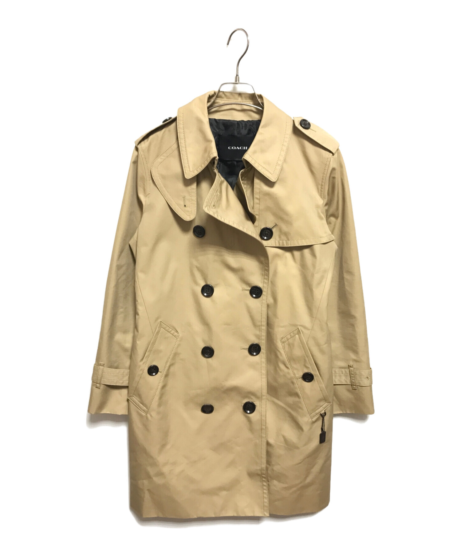 COACH THE TRENCH ベージュトレンチコート COACH® | Trench Coat