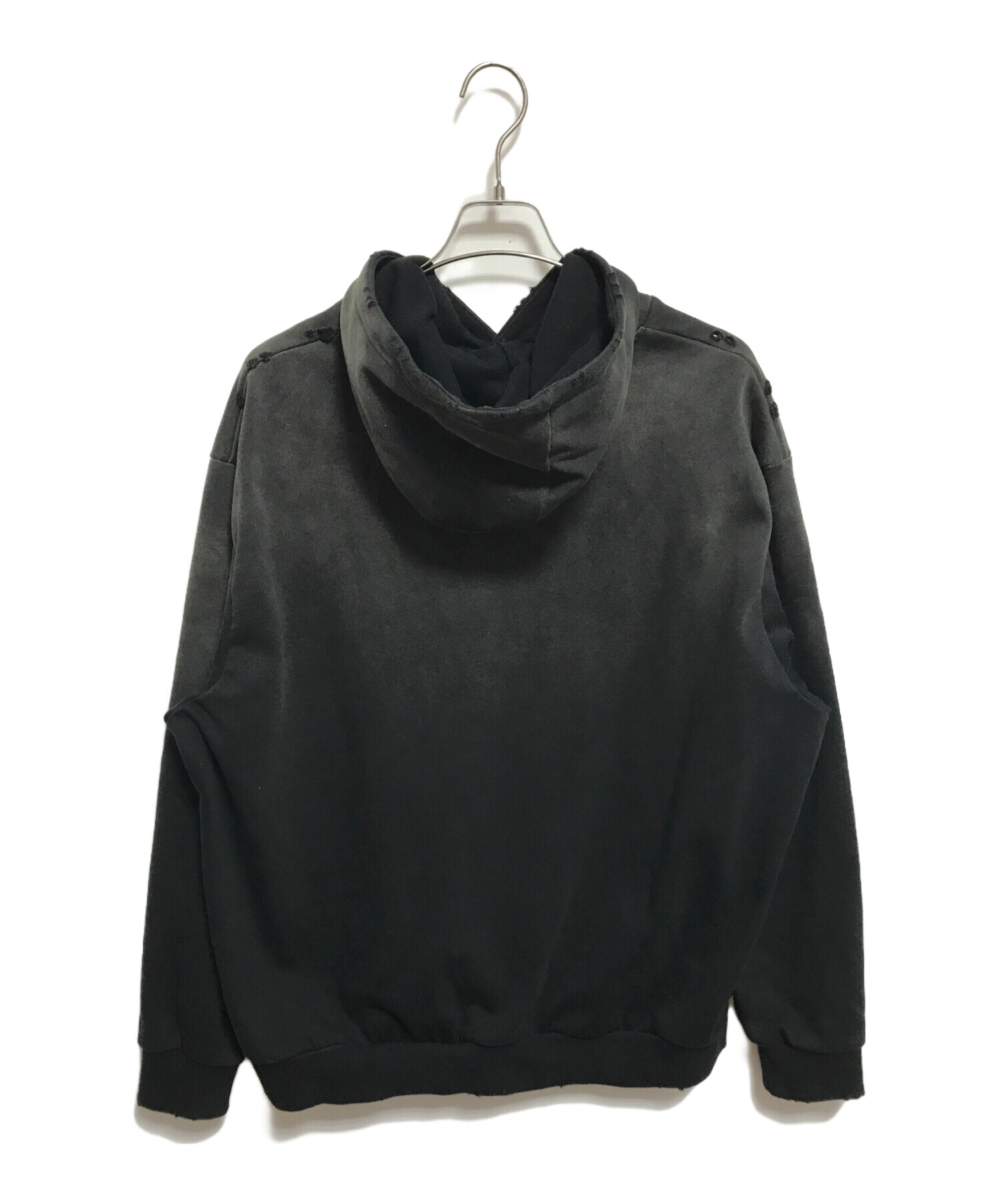 antimid パーカー　アンチミッド　黒 antimidアンチミッド ジップパーカー - メルカリ