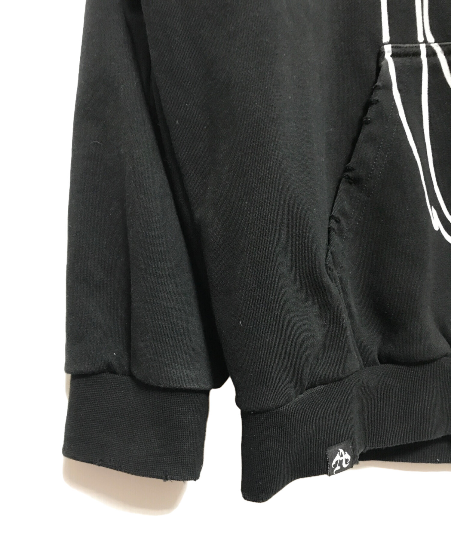 中古・古着通販】antimid (アンチミッド) PIGMENT LOGO HOODIE