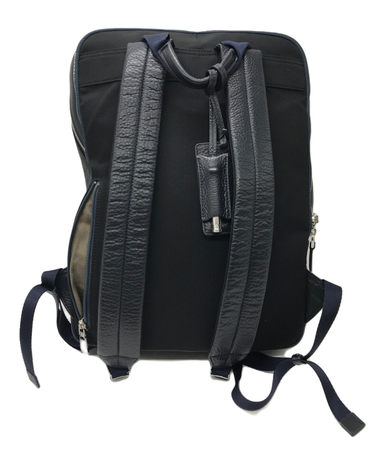 中古・古着通販】PELLE MORBIDA (ペッレモルビダ) リュック ネイビー 