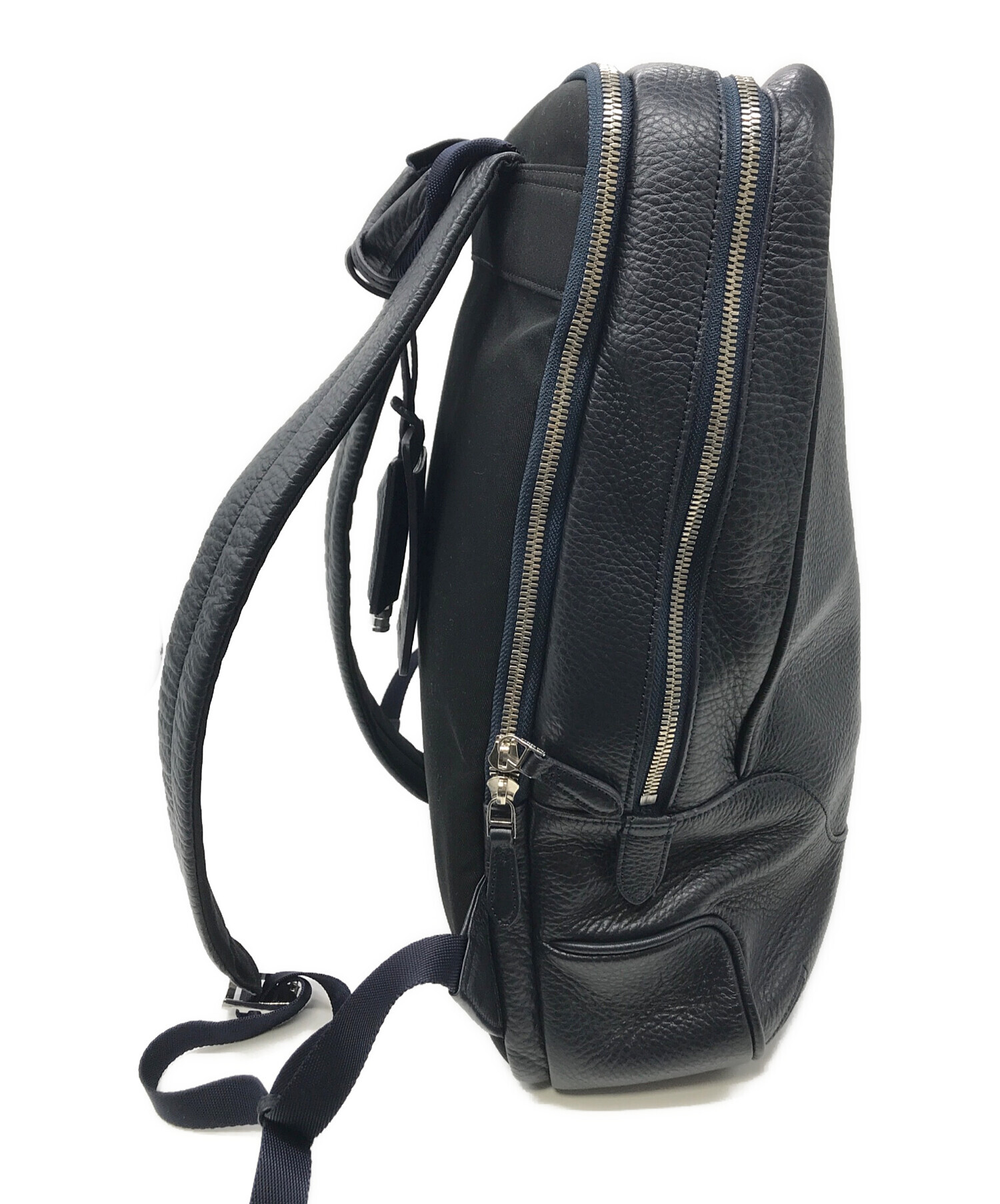 中古・古着通販】PELLE MORBIDA (ペッレモルビダ) リュック ネイビー 