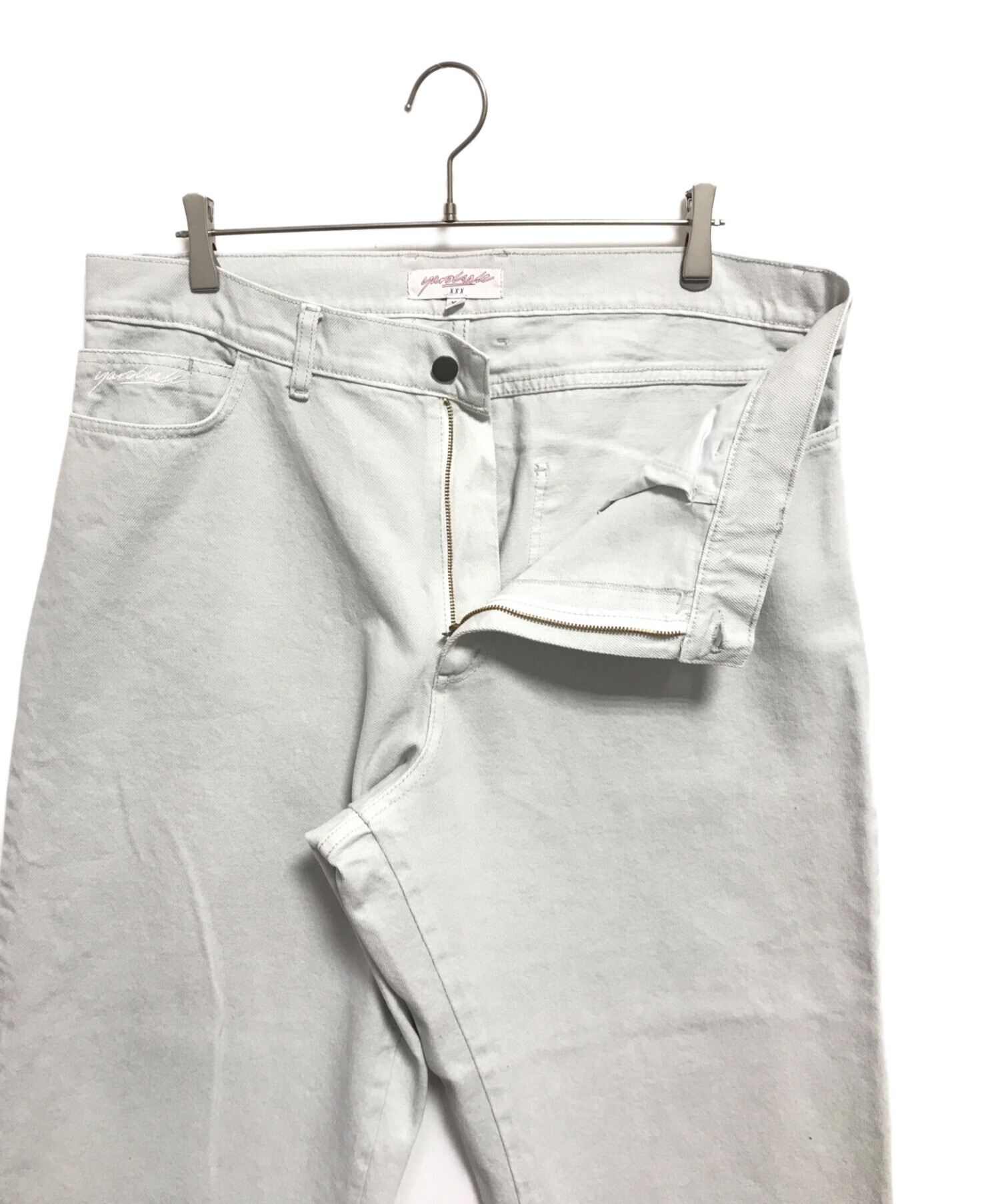 中古・古着通販】YARDSALE (ヤードセール) デニムパンツ グレー サイズ