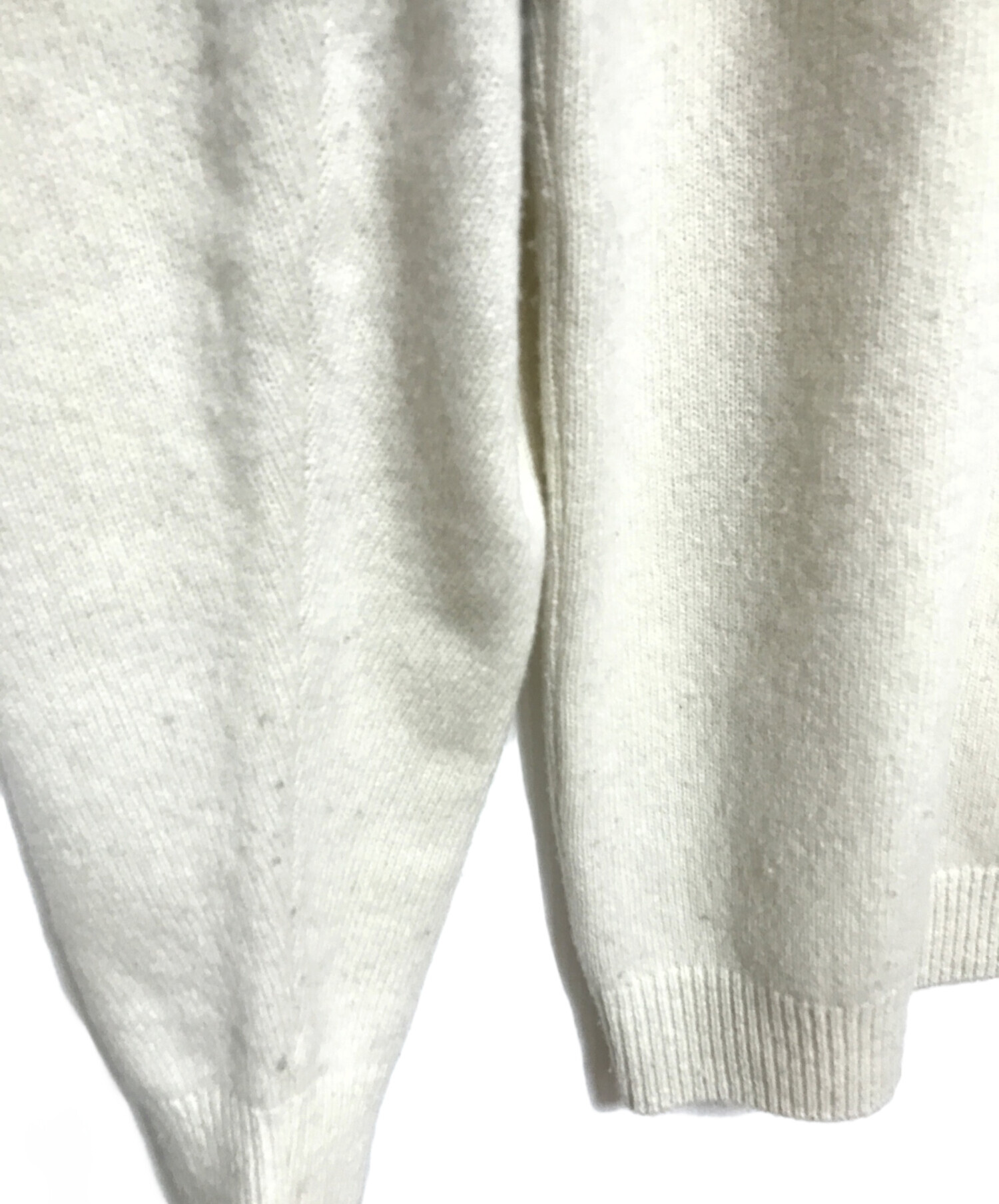 中古・古着通販】SEQUEL (シークエル) NORDIC CREW NECK KNIT ホワイト 