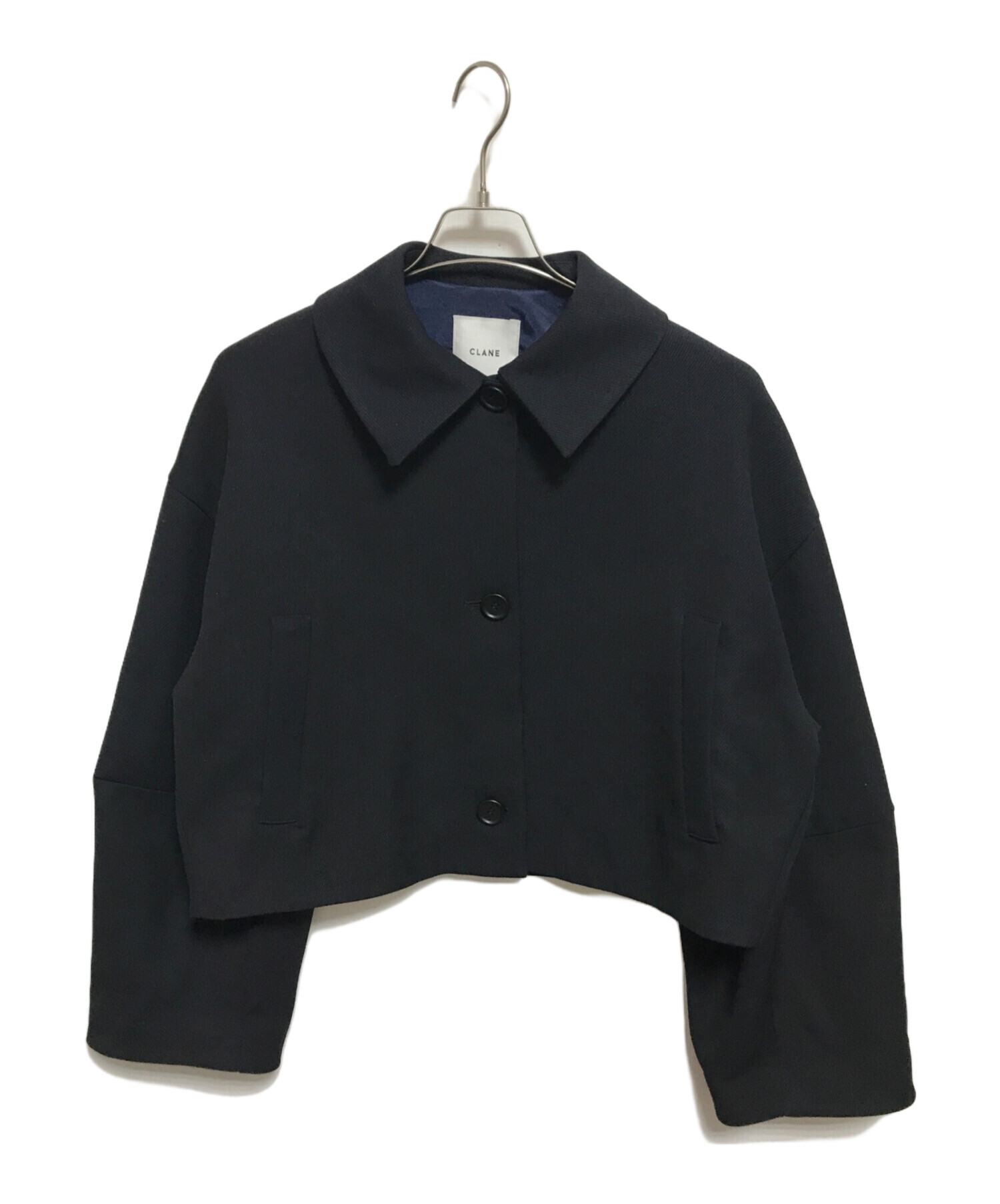 中古・古着通販】CLANE (クラネ) BULKY SLEEVE CROPPED JACKET 中古・古着通販】CLANE (クラネ) BULKY SLEEVE CROPPED JACKET