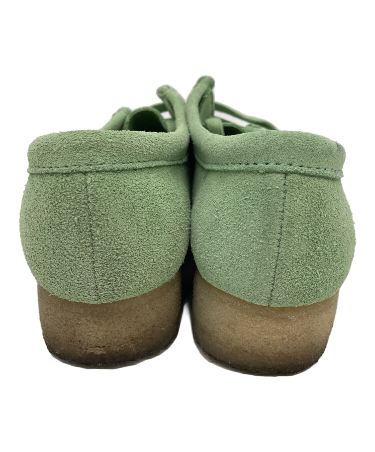 中古・古着通販】CLARKS (クラークス) ワラビーブーツ グリーン サイズ