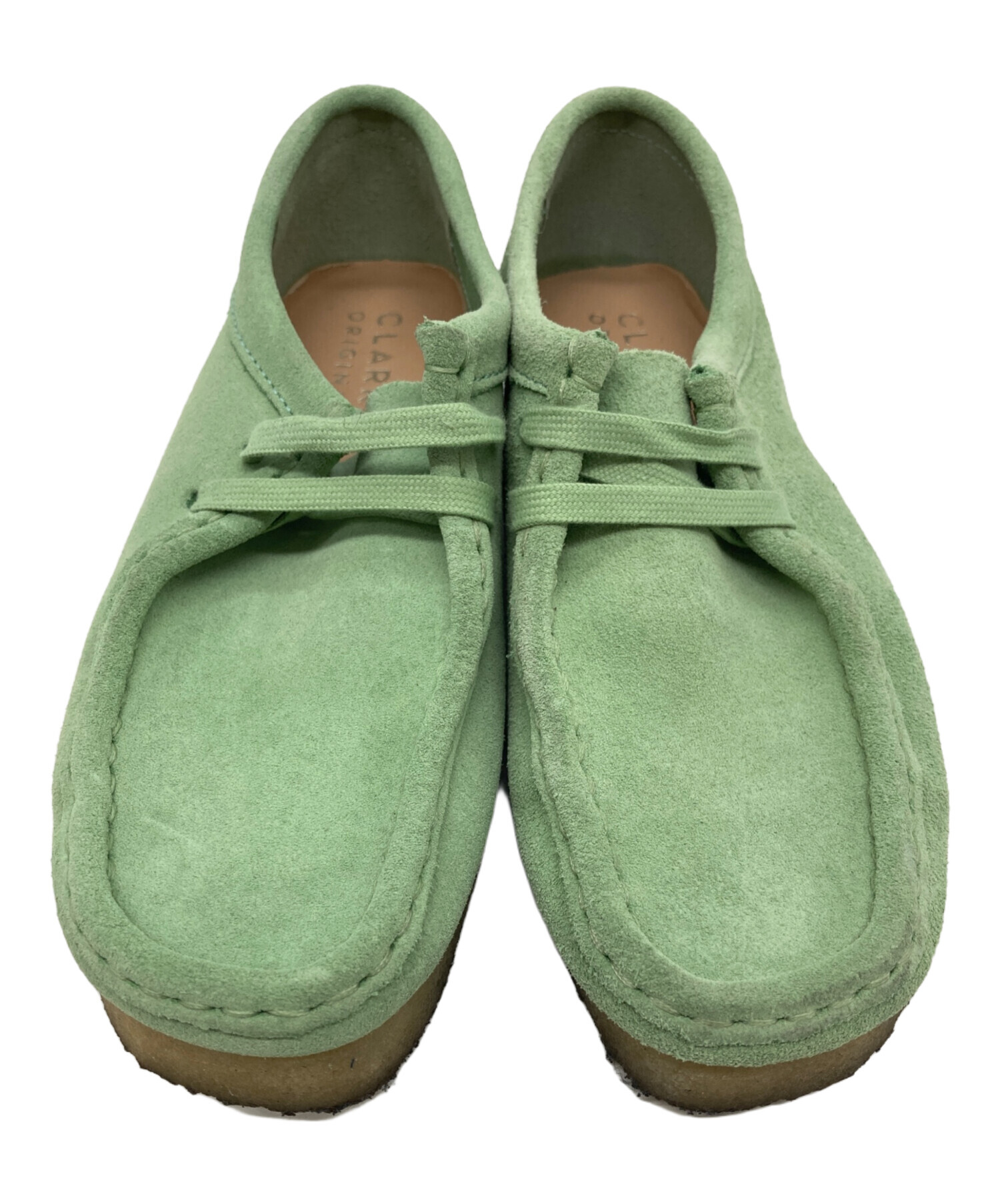 中古・古着通販】CLARKS (クラークス) ワラビーブーツ グリーン サイズ