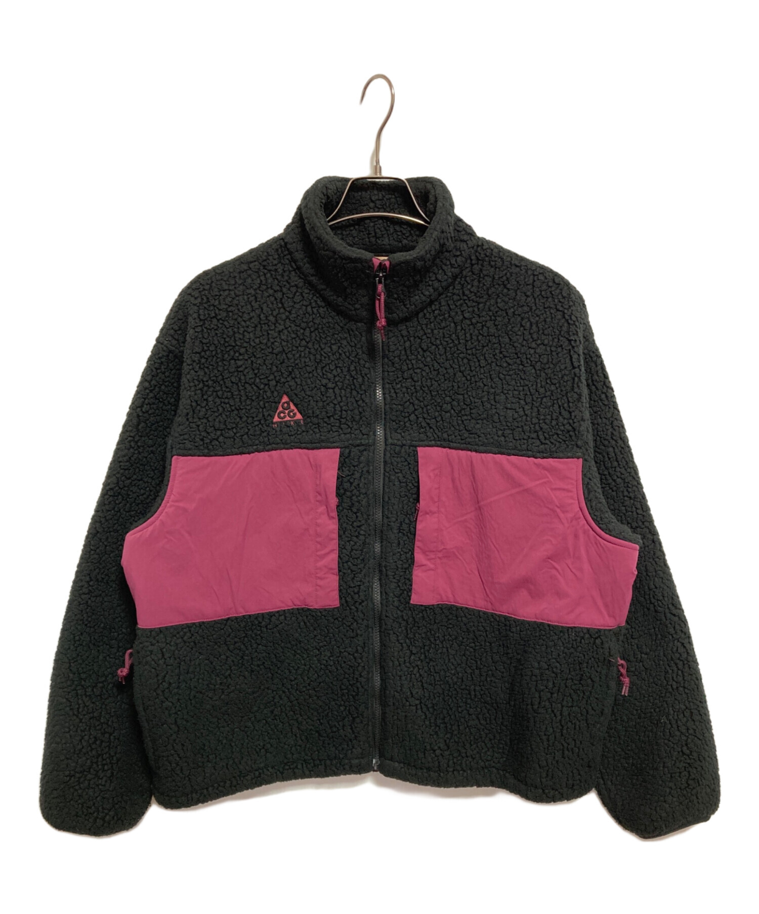 【激レア】　90s　NIKE ACG　旧ロゴ　ボアフリースジャケット　XLサイズ 90s 90年代 ナイキ エーシージー アウトドア 茶色 ブラウン