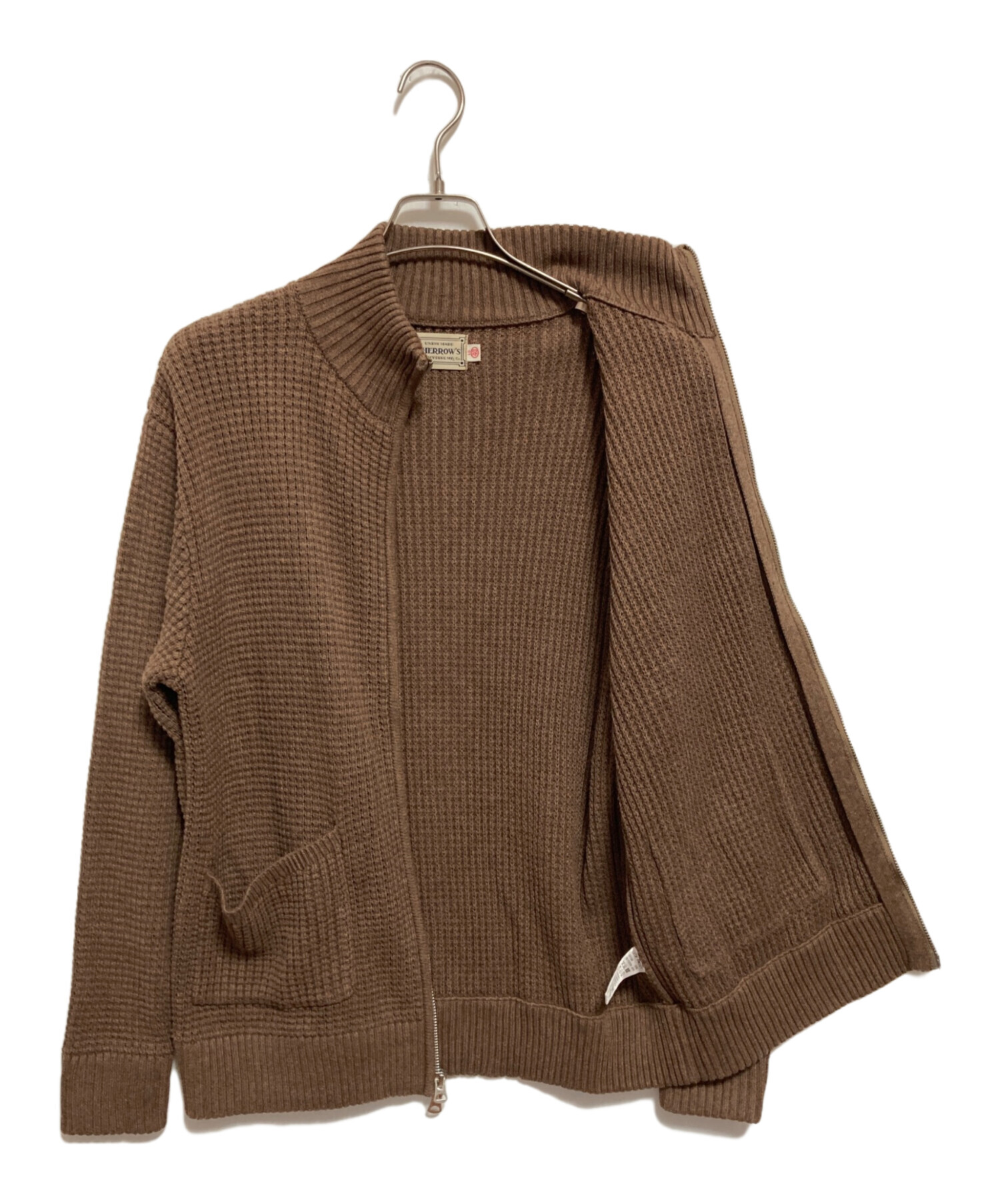 Pherrow's Sport Wear アウター 40サイズ ブラウン 中古・古着通販】Pherrow's (フェローズ) ドライバーズニット