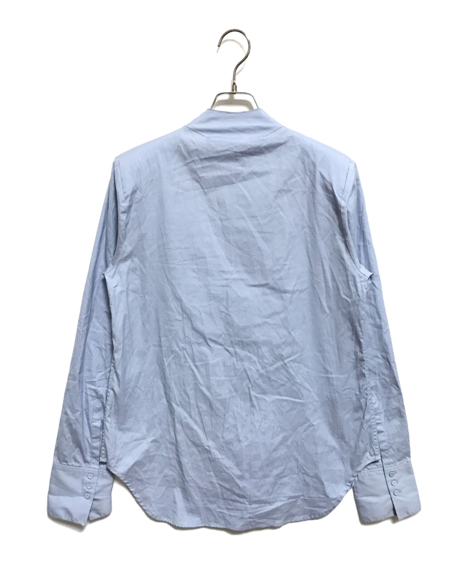 中古・古着通販】HER. (ハー) コットンスタンドカラーシャツ ブルー 