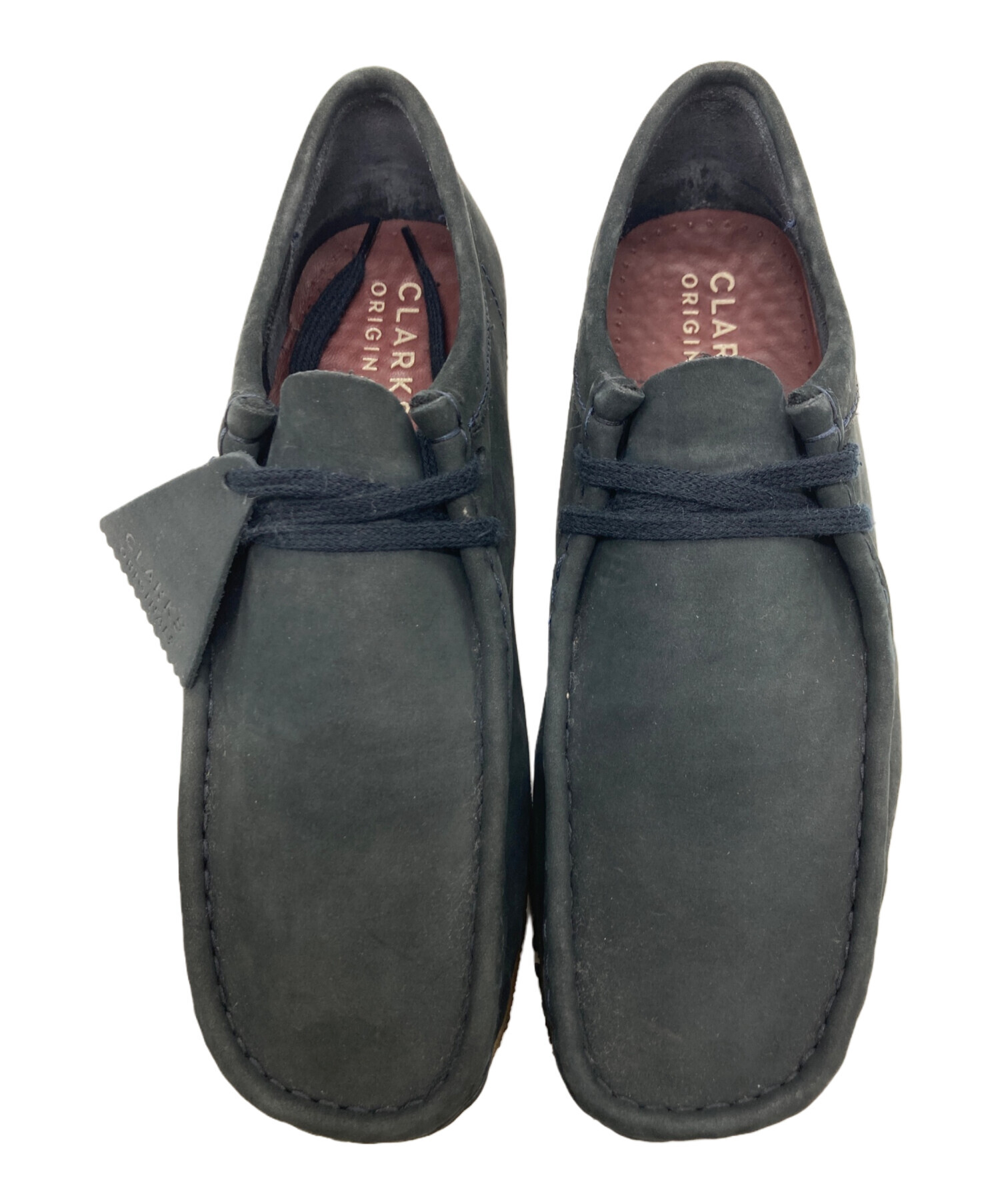 中古・古着通販】CLARKS (クラークス) ワラビーブーツ ブラック サイズ