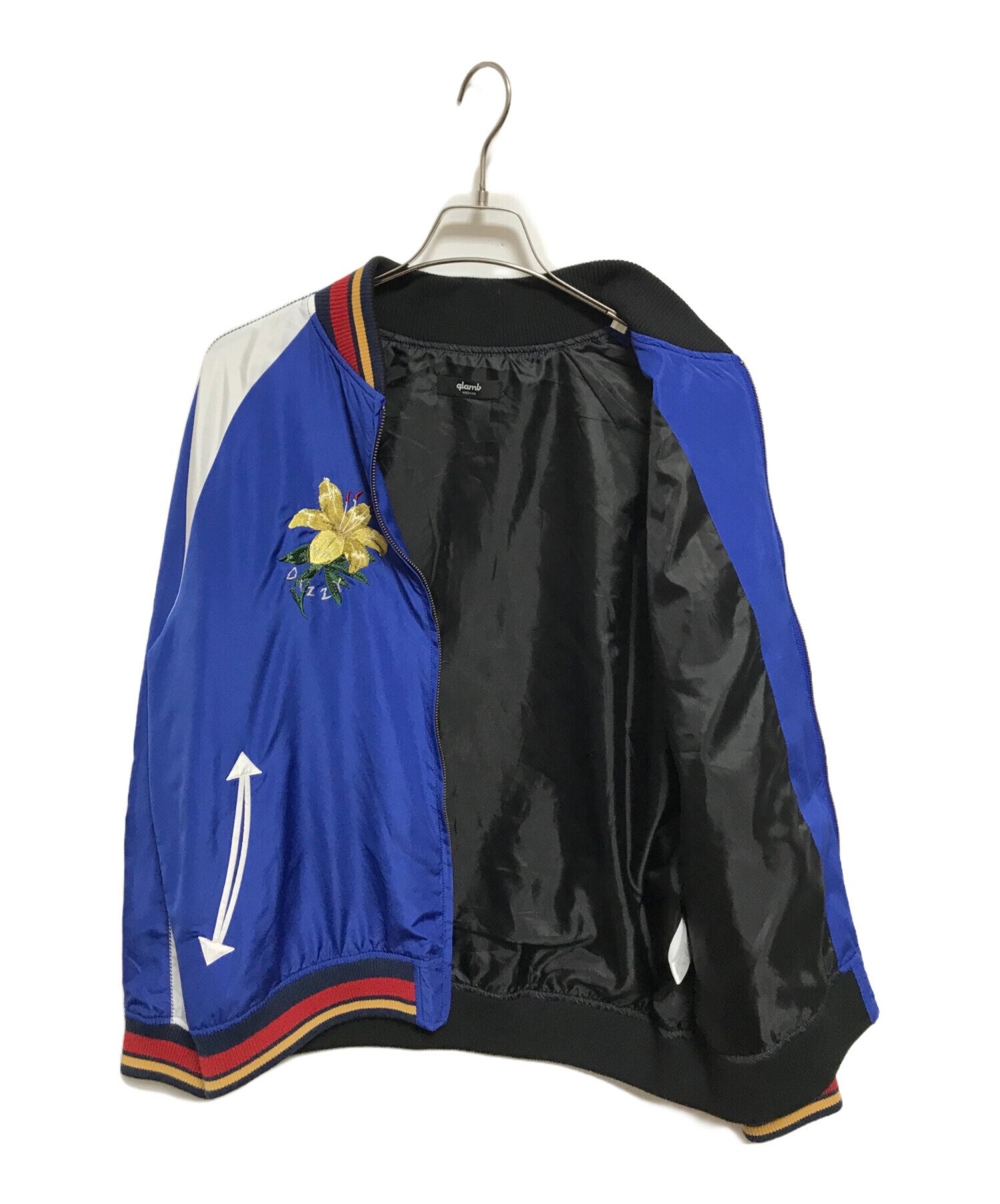 中古・古着通販】glamb (グラム) グランジスカジャケット ブルー