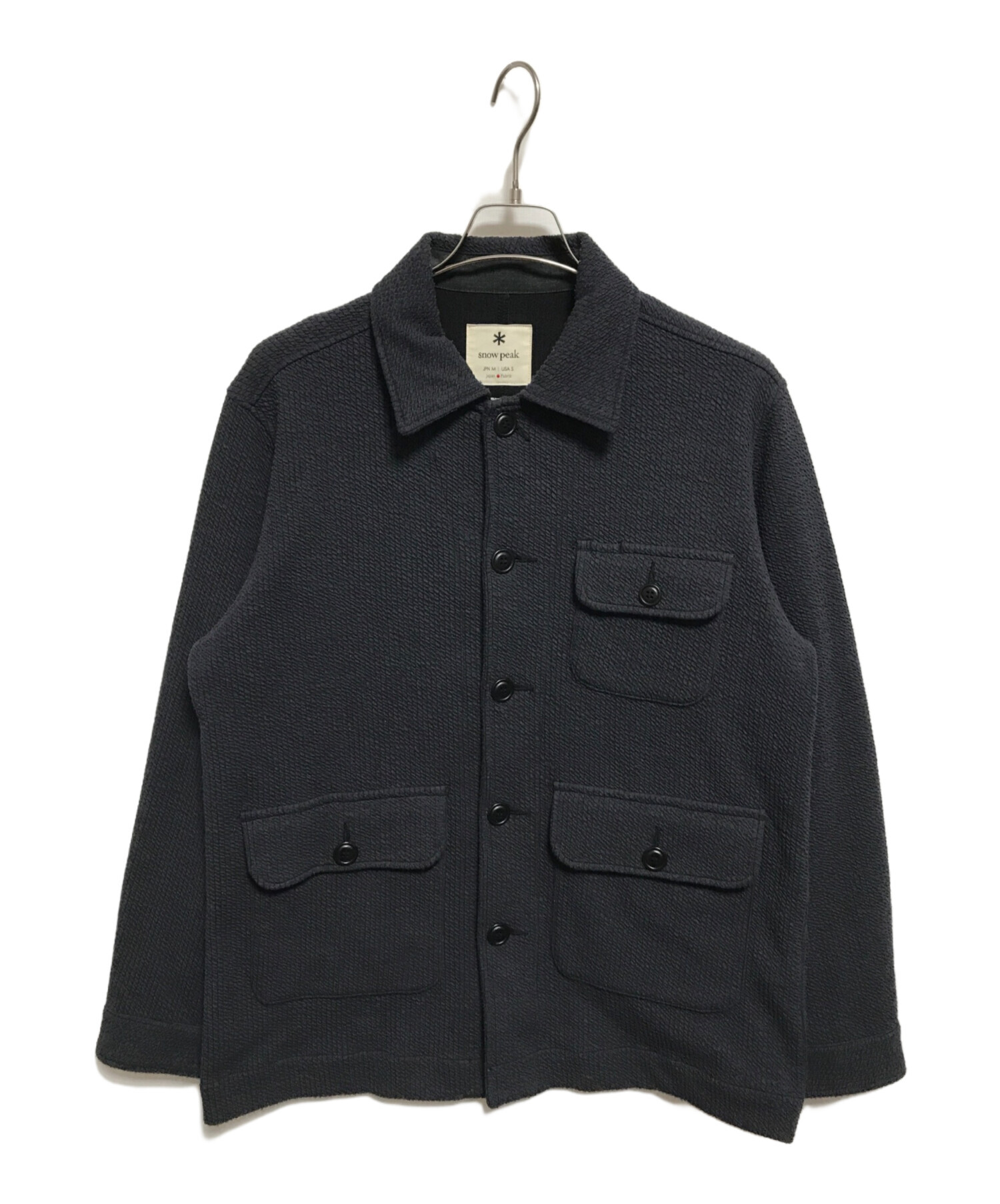 中古・古着通販】snow peak (スノーピーク) TAKIBI KNIT JACKET グレー