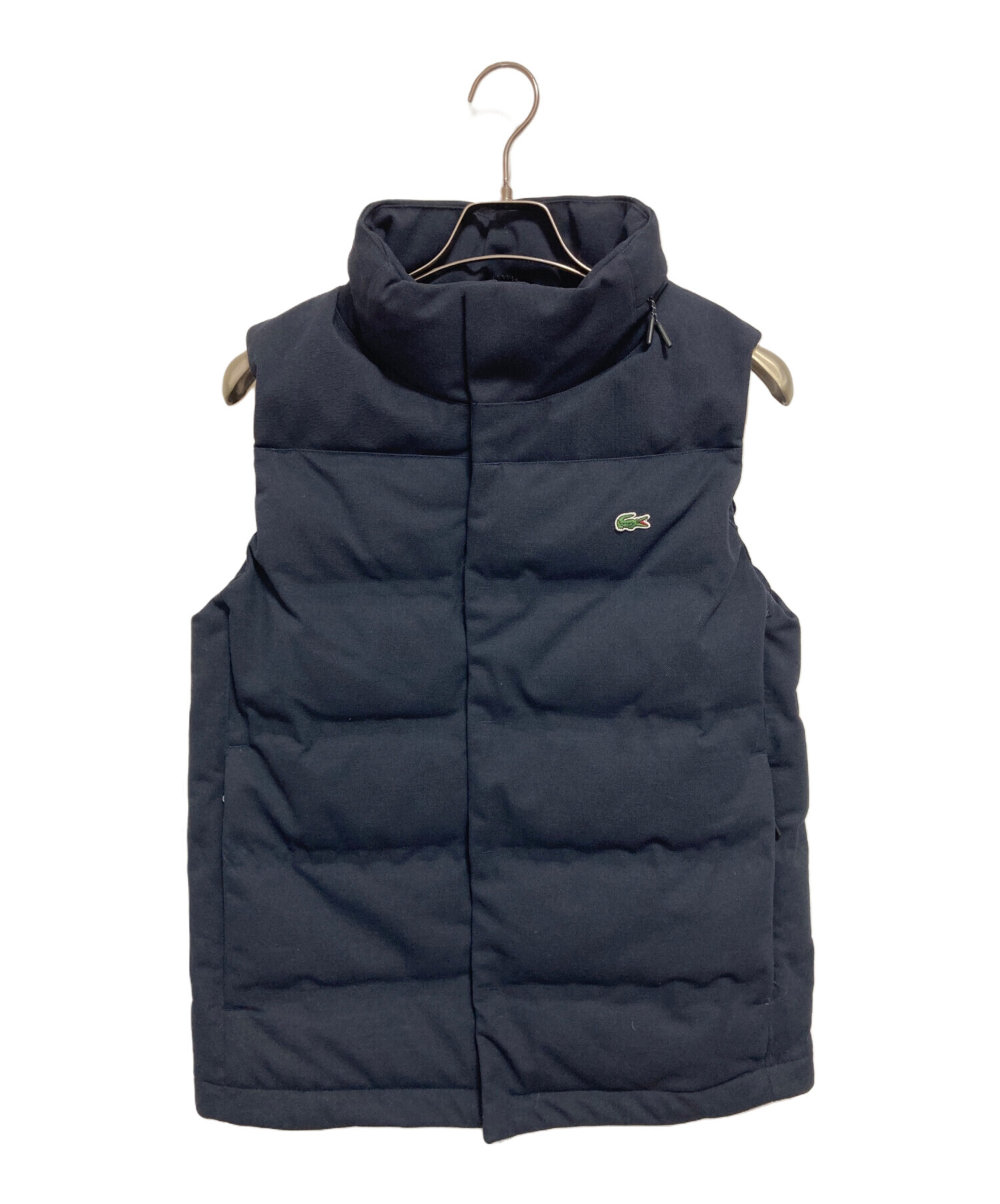 中古・古着通販】LACOSTE (ラコステ) ピケダウンベスト ネイビー